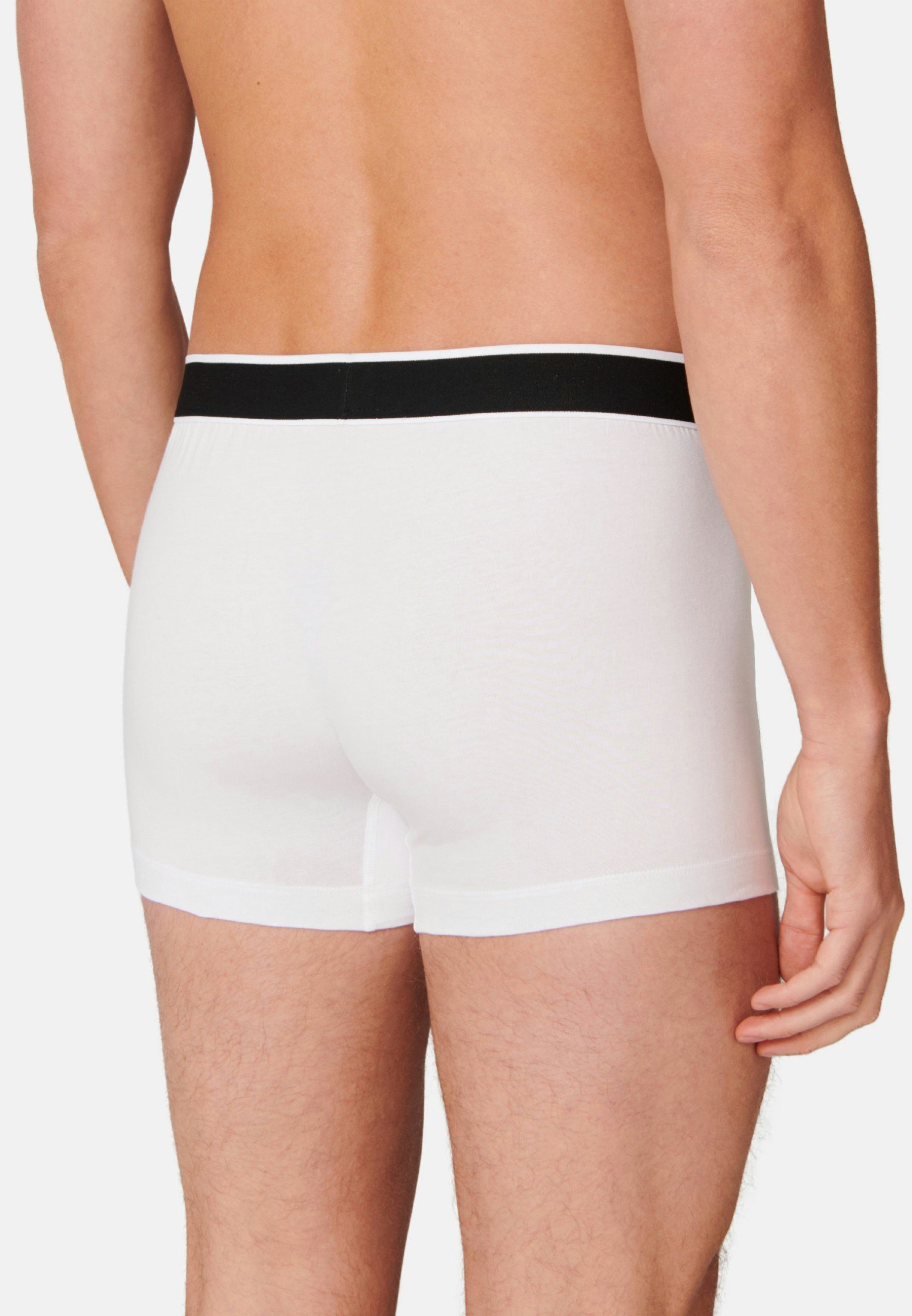 - Weiß Organic - Baumwolle 95/5 Retro Short Eingriff - / Ohne - Pack Boxer Schiesser Retro 3-St) - 3er Cotton Pant (Spar-Set,