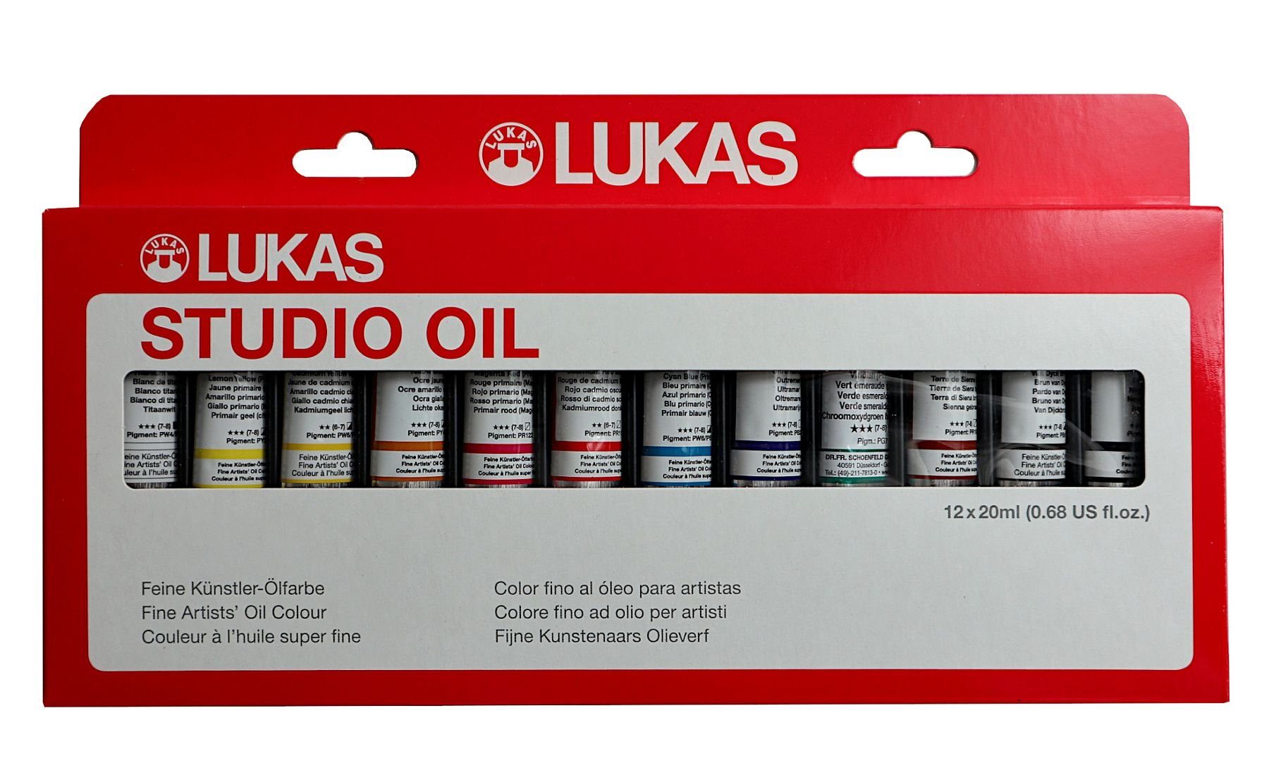 Lukas-Nerchau GmbH Ölfarbe LUKAS OIL Set 12x20ml