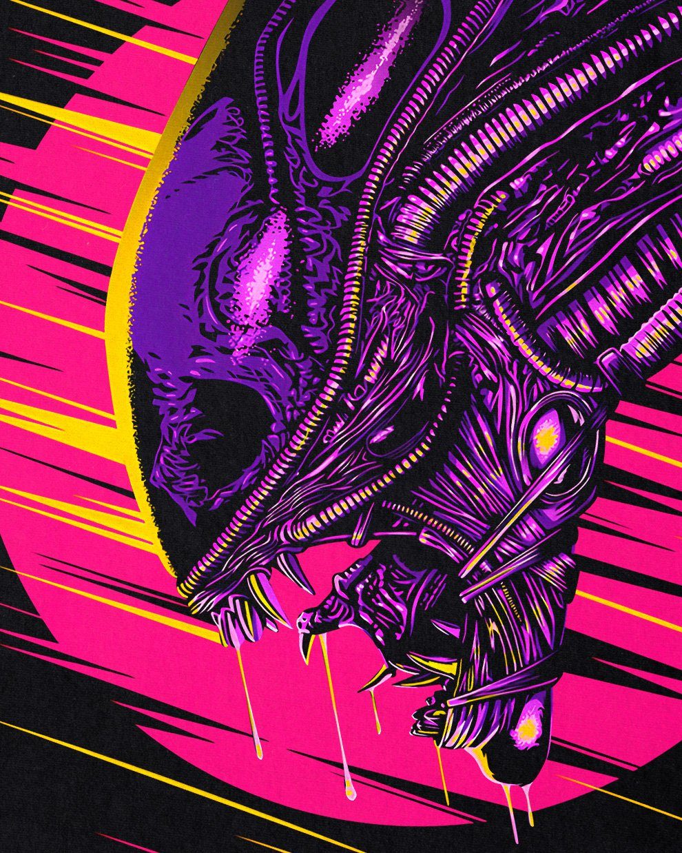 xenomorph T-Shirt ridley style3 Prey Print-Shirt alien Beast Kinder predator of scott