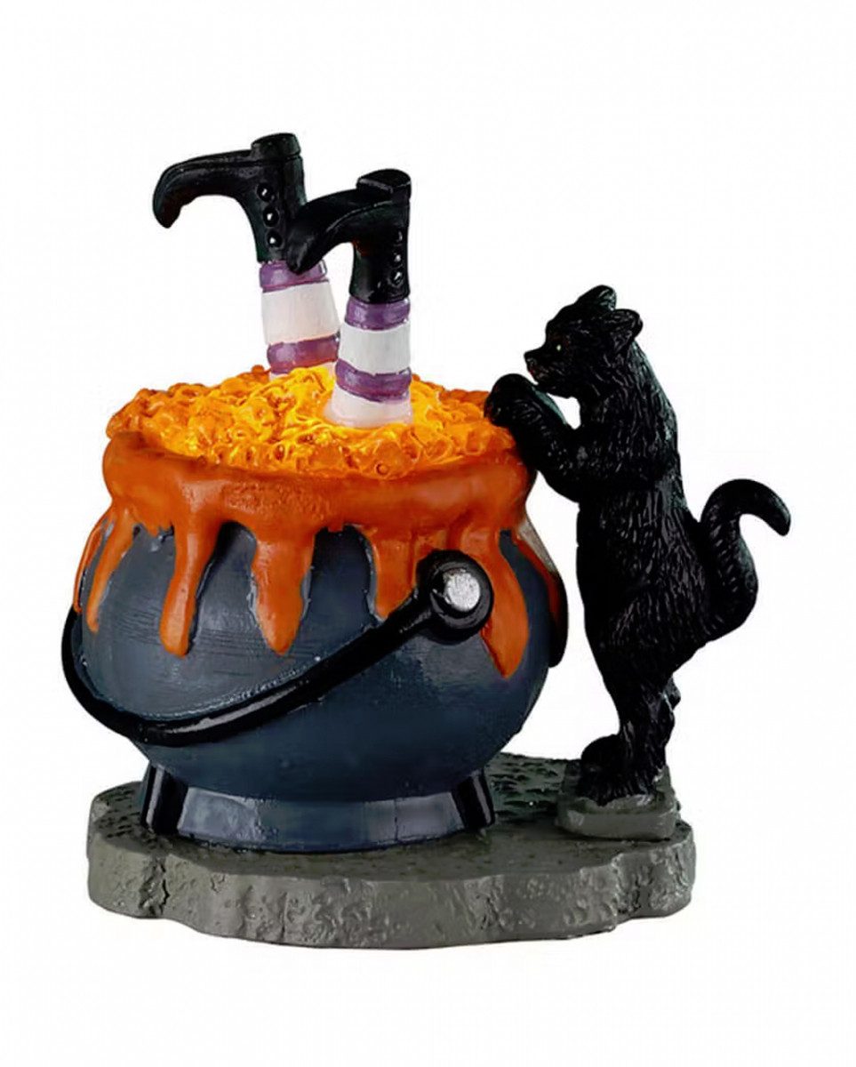 LeMax Dekofigur Witchy Cauldron - Lemax Spooky Town
