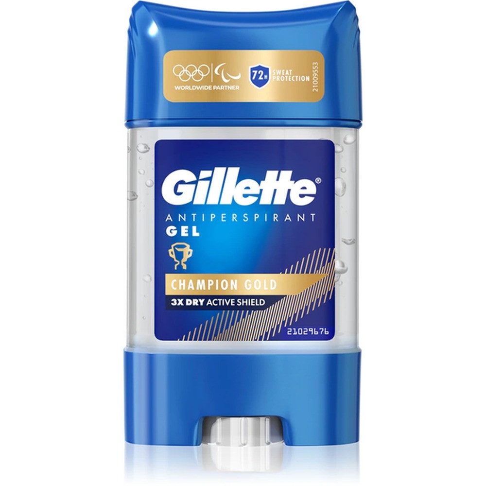Gillette Deo-Creme Antitranspirantgel für Männer Champion Gold 70ml