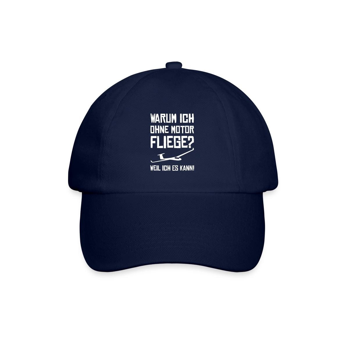 Baseball Cap Segelflugzeug Ohne Motor Weil Ich Es Kann Segelfliegen Baseballkappe