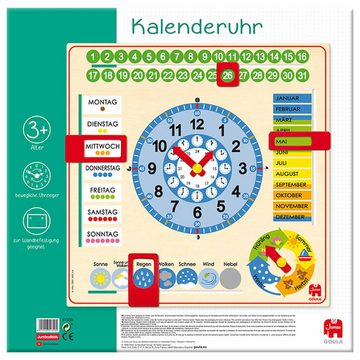 Goula Lernspielzeug Kalenderuhr Großformat