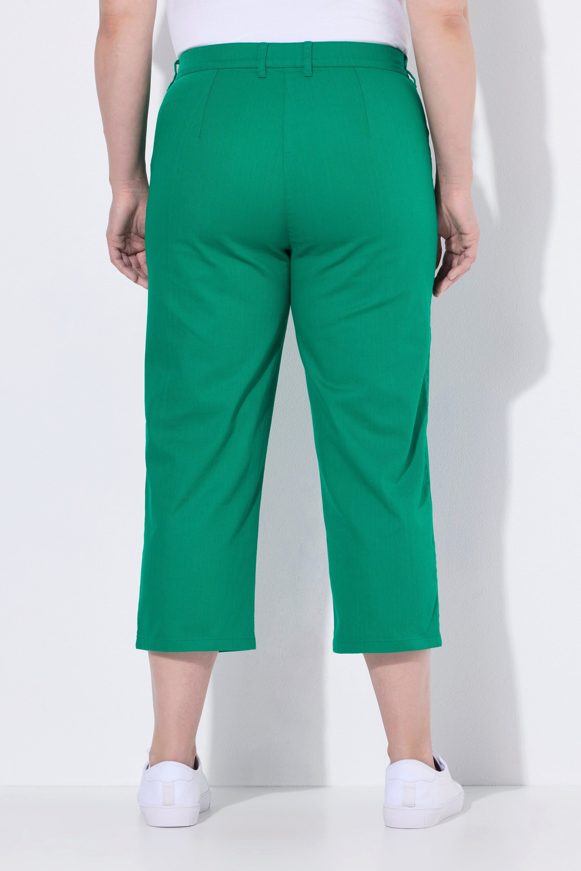 Ulla Popken 7/8-Hose 7/8-Jeans Mony Elastikbund Reißverschlusstaschen