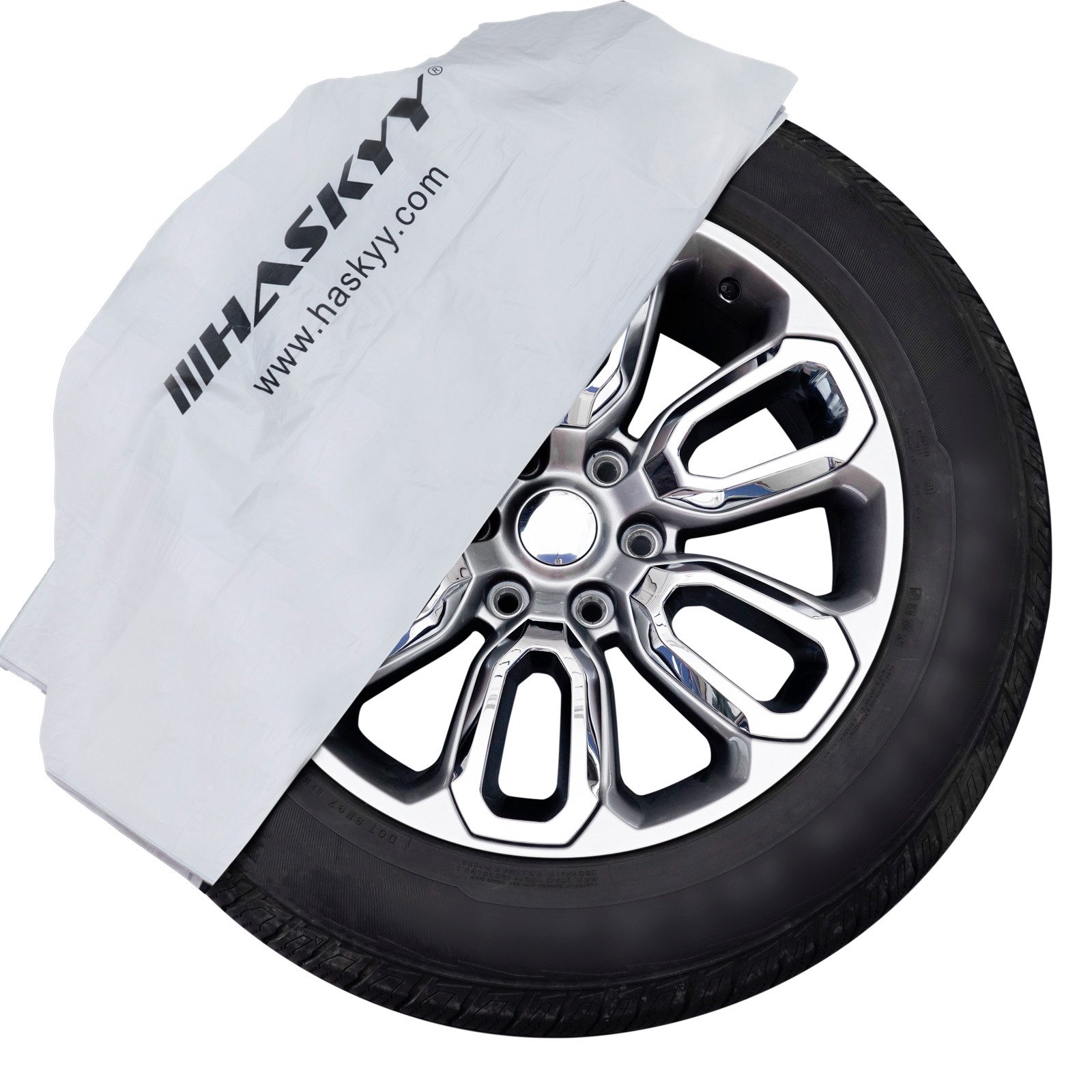 HASKYY Reifentasche XXL 4 tlg. Reifentüten 110x110 cm Reifentaschen Milky White Schutzhüll