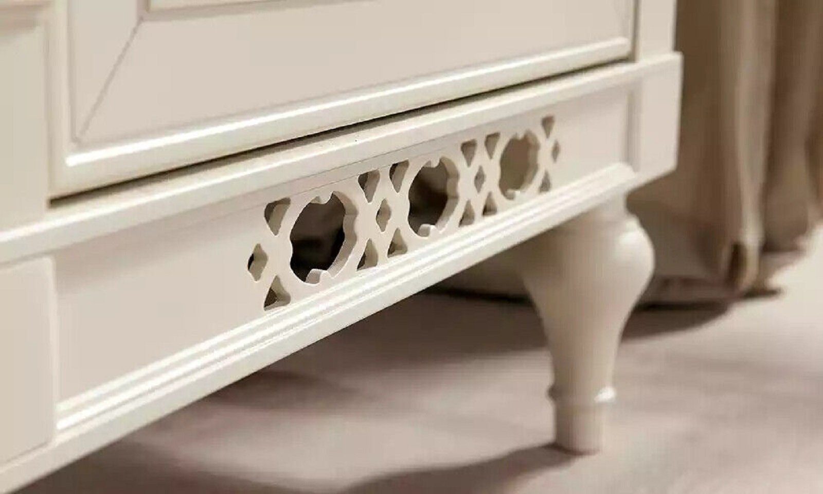 Kleiderschrank) Schlafzimmer Schubladen (1-St., Luxus in Made Möbel Weiß Kleiderschrank JVmoebel Holz Europe Kleiderschrank mit