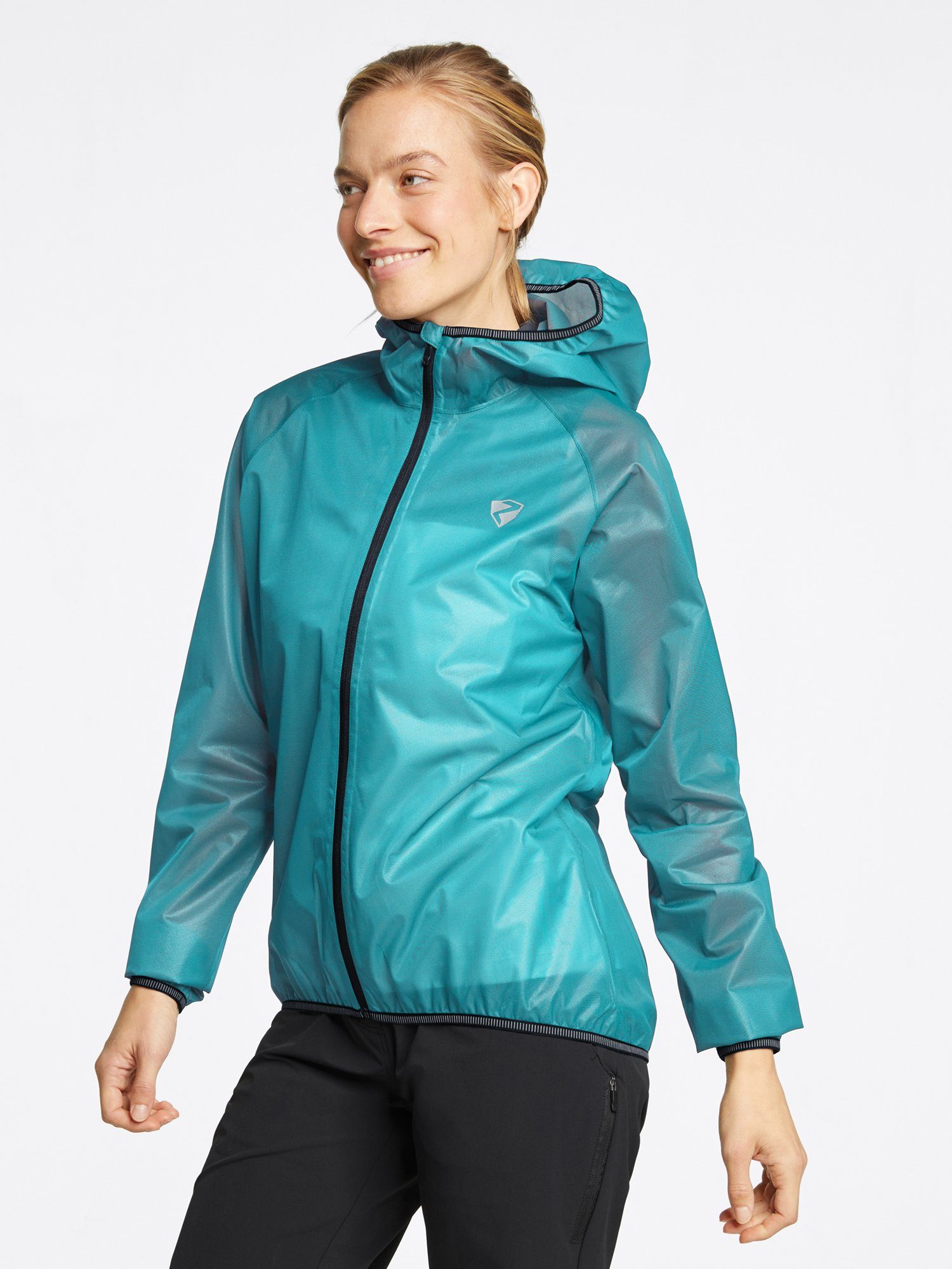 Regenjacke Ziener NATINA aquablau