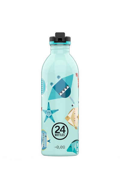 24 Bottles Trinkflasche Urban Flasche 500 ml Kinder Kollektion with Colored Sport Lid