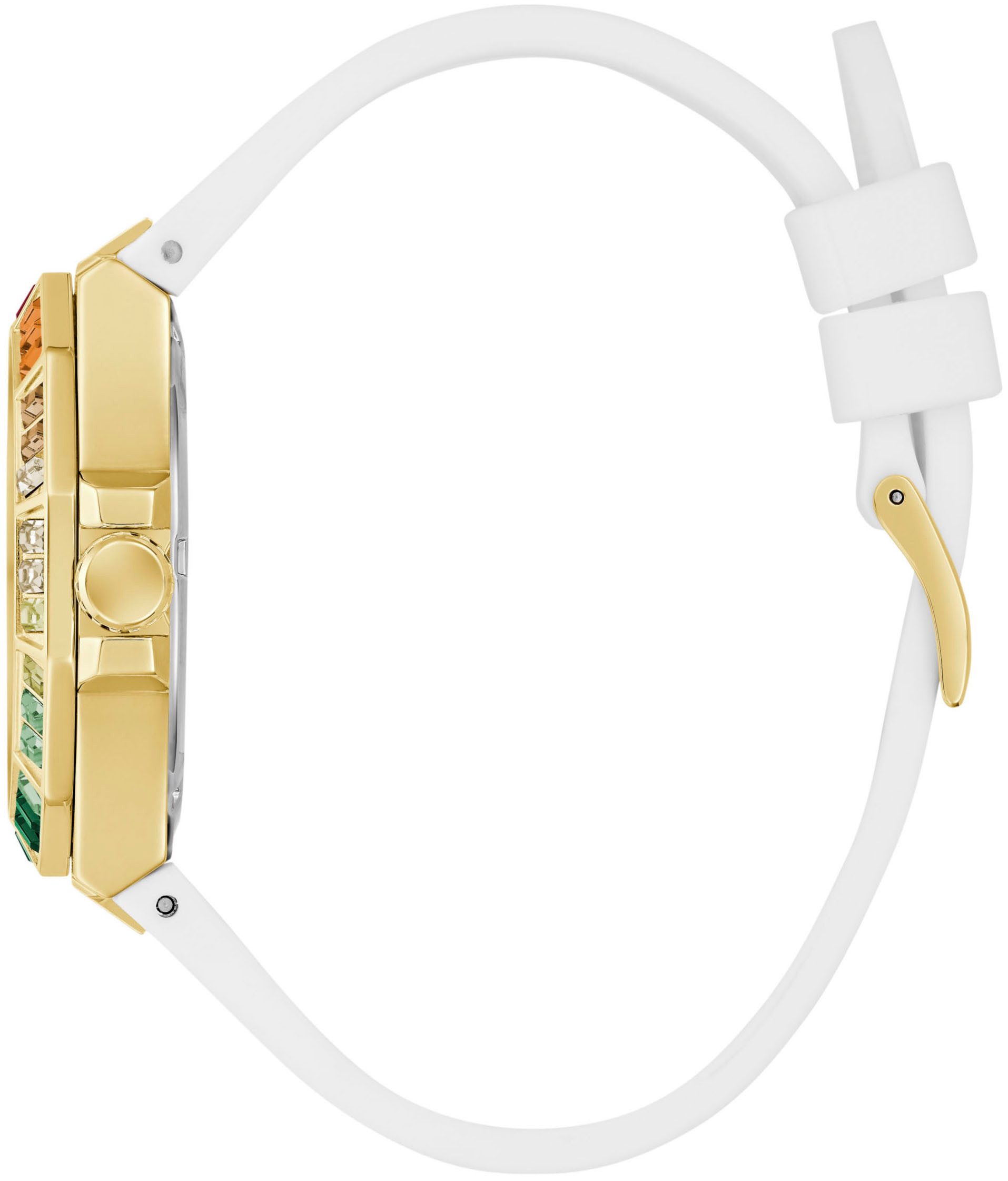 Guess Multifunktionsuhr SELENE GW0779L1, Quarzuhr, Armbanduhr, Damenuhr, Datum, 12/24-Std.-Anzeige