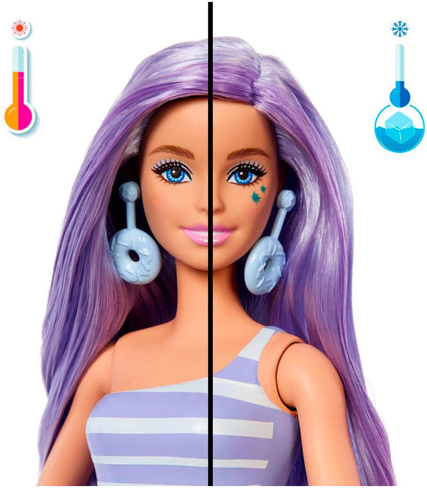 Barbie Anziehpuppe Pop! Reveal Treats Serie - lila Puppe