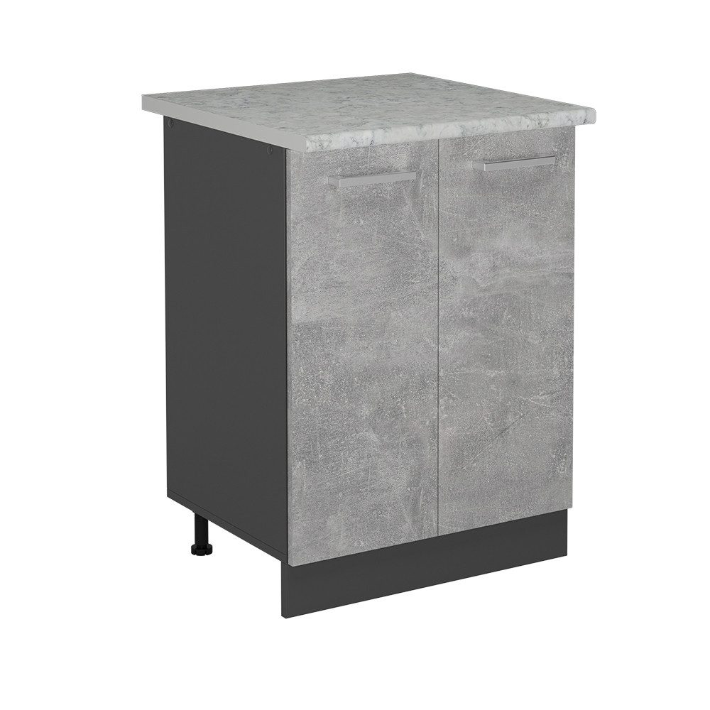 Vicco Unterschrank R-Line, Beton/Anthrazit, 60 cm günstig online kaufen