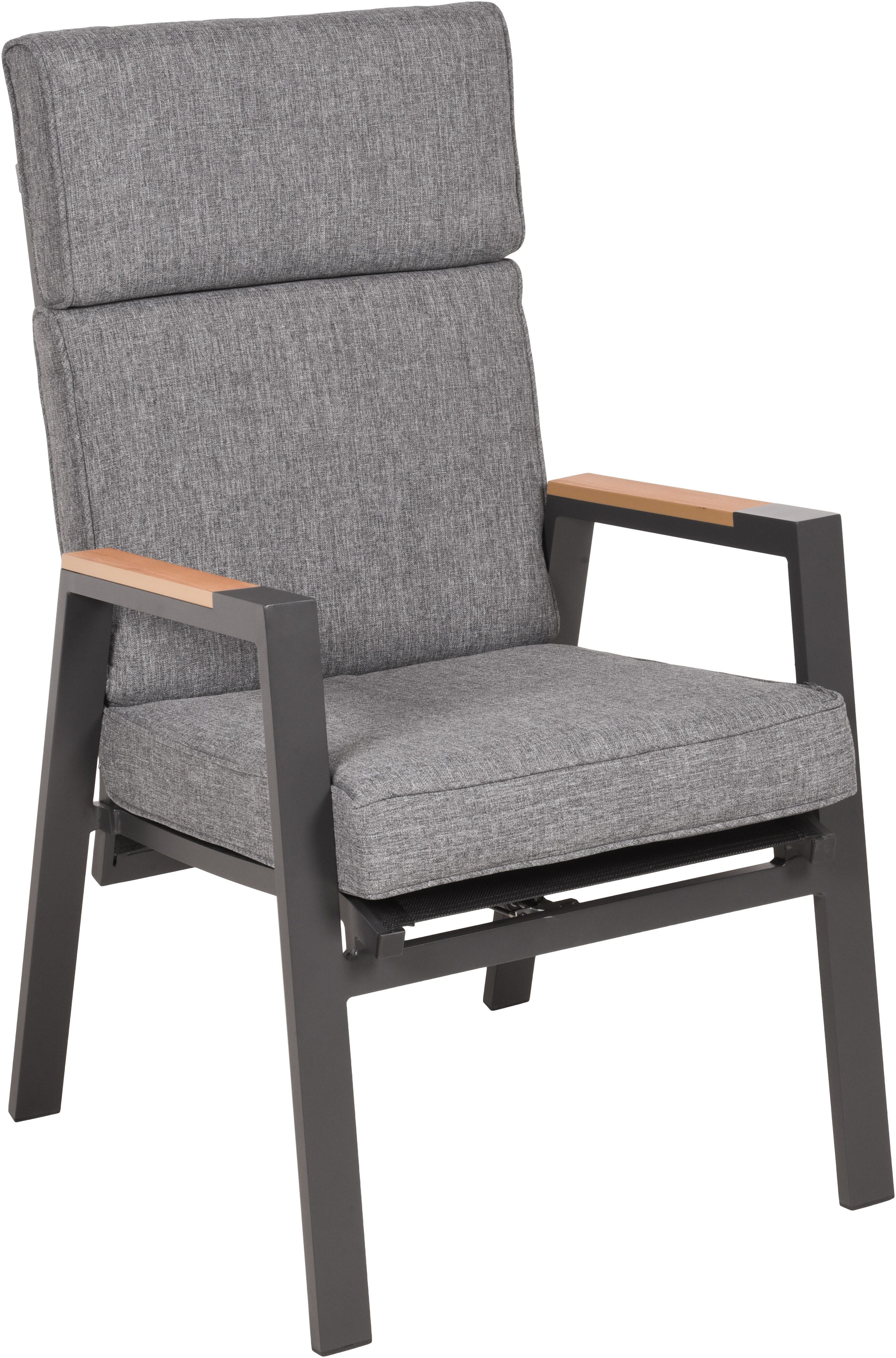 Garden Pleasure Stapelstuhl BARLETTA (Set, 1 St), Rückenlehne verstellbar