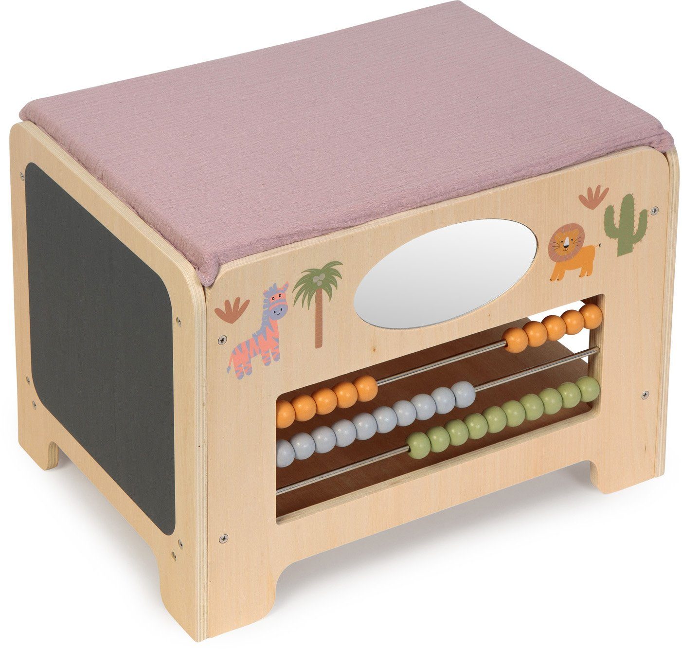 MUSTERKIND® Spielcenter Motorik-Center Abelia, Safari, aus Holz