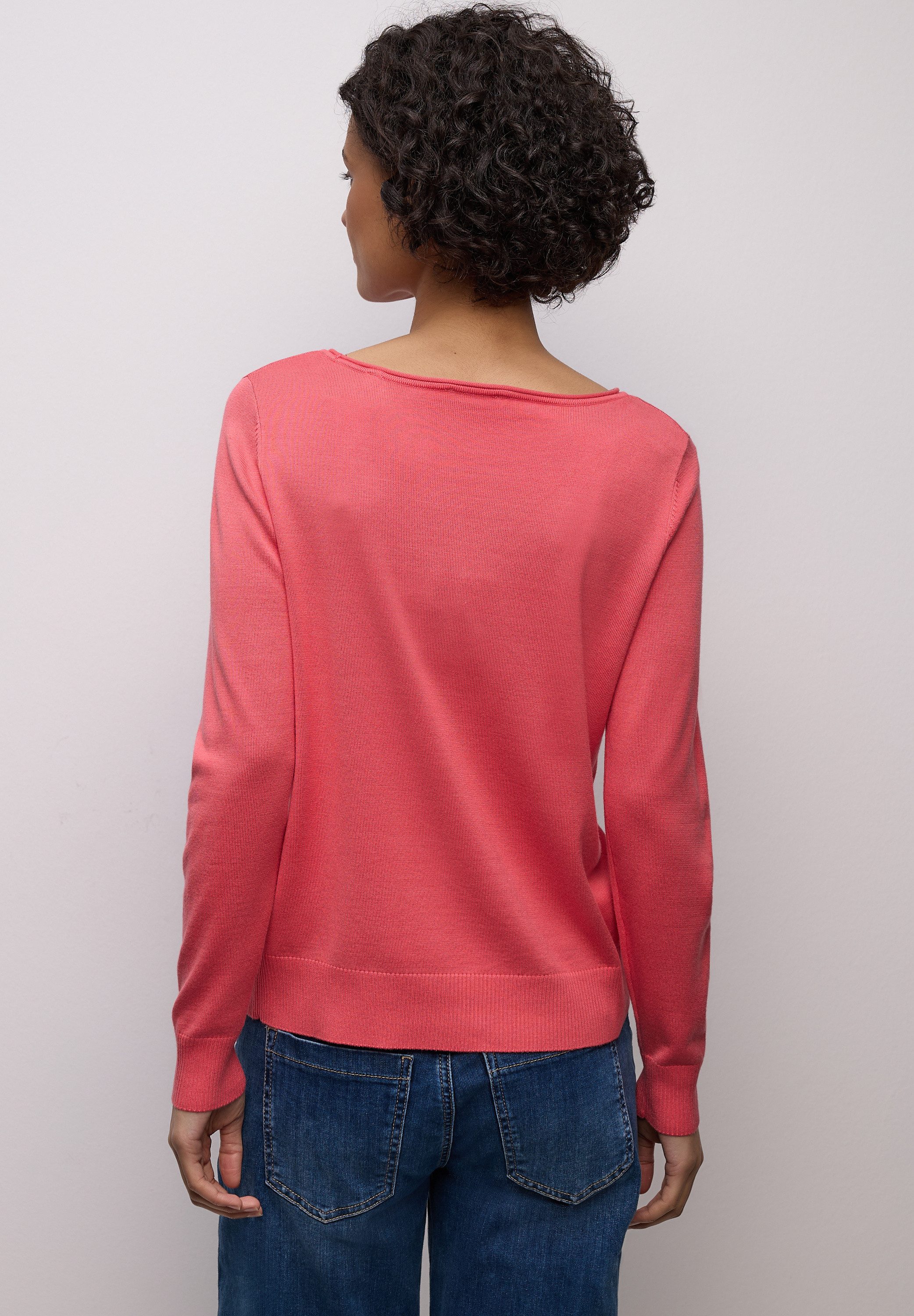 STREET ONE Longpullover mit Strick-Detail