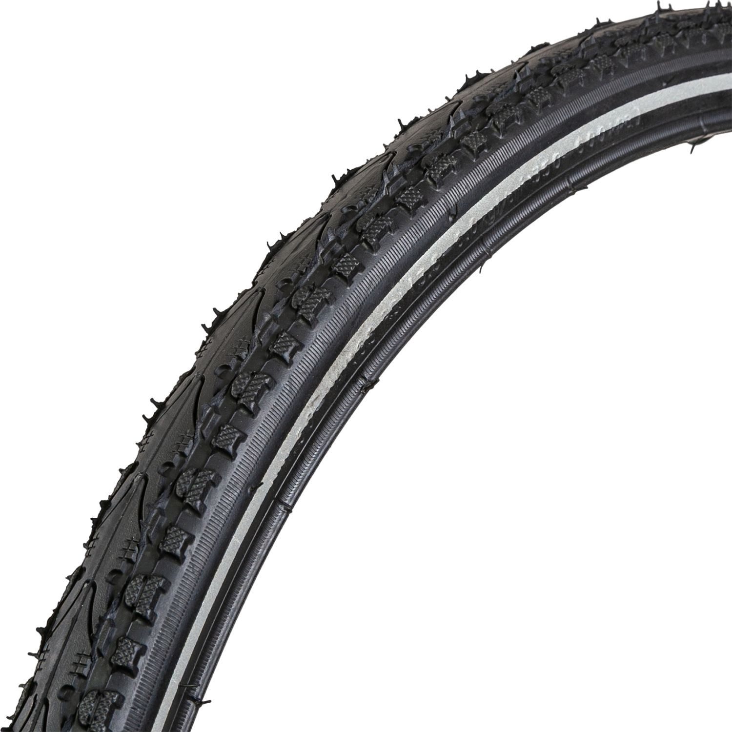 FISCHER Fahrrad Fahrradreifen Fahrrad-Reifen 28" 28 x 1,5 Zoll 1.5 Pannenschutz, (1-tlg., 1x Reifen), 1 5/8 bis 1,75 ETRTO 40-622 Fahrrad-Decke Mantel Trekking Pannensicher