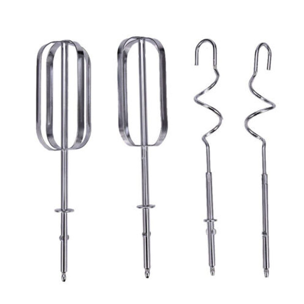 XERSEK Handmixer 800W Handrührgerät Handrührer mit 5 Geschwindigkeiten, 800,00 W, 2 Turbobesen, 2 Edelstahl-Knethaken Pürierstab, Mixbecher
