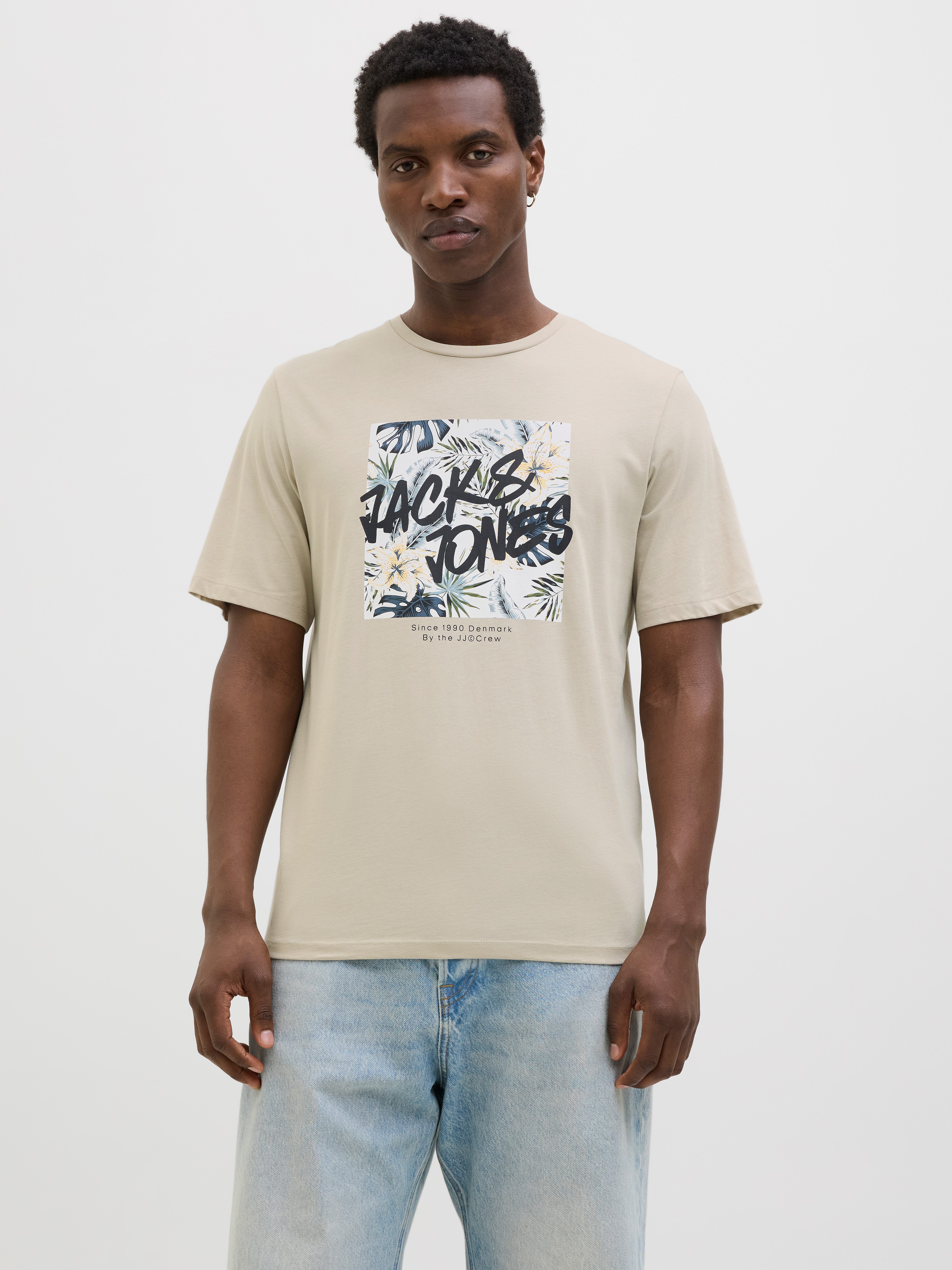 Jack & Jones Print-Shirt JJHAWAII SHAPE günstig online kaufen