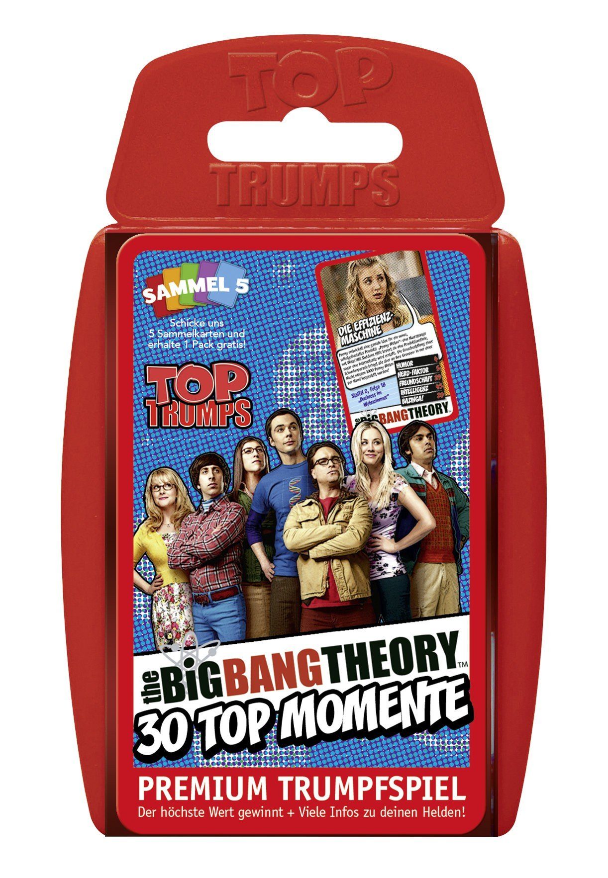 Winning Moves Spiel Top Trumps - The Big Bang Theory, Quartett