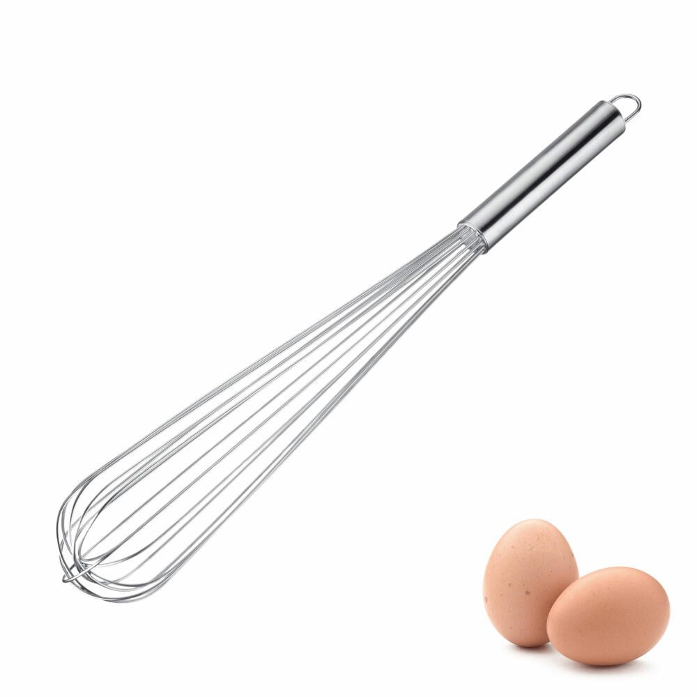 WESTMARK Schneebesen Pro, für die Profiküche, starr, silber, 48 cm, groß, rostfrei, spülmaschinengeeignet, ergonomischer Griff