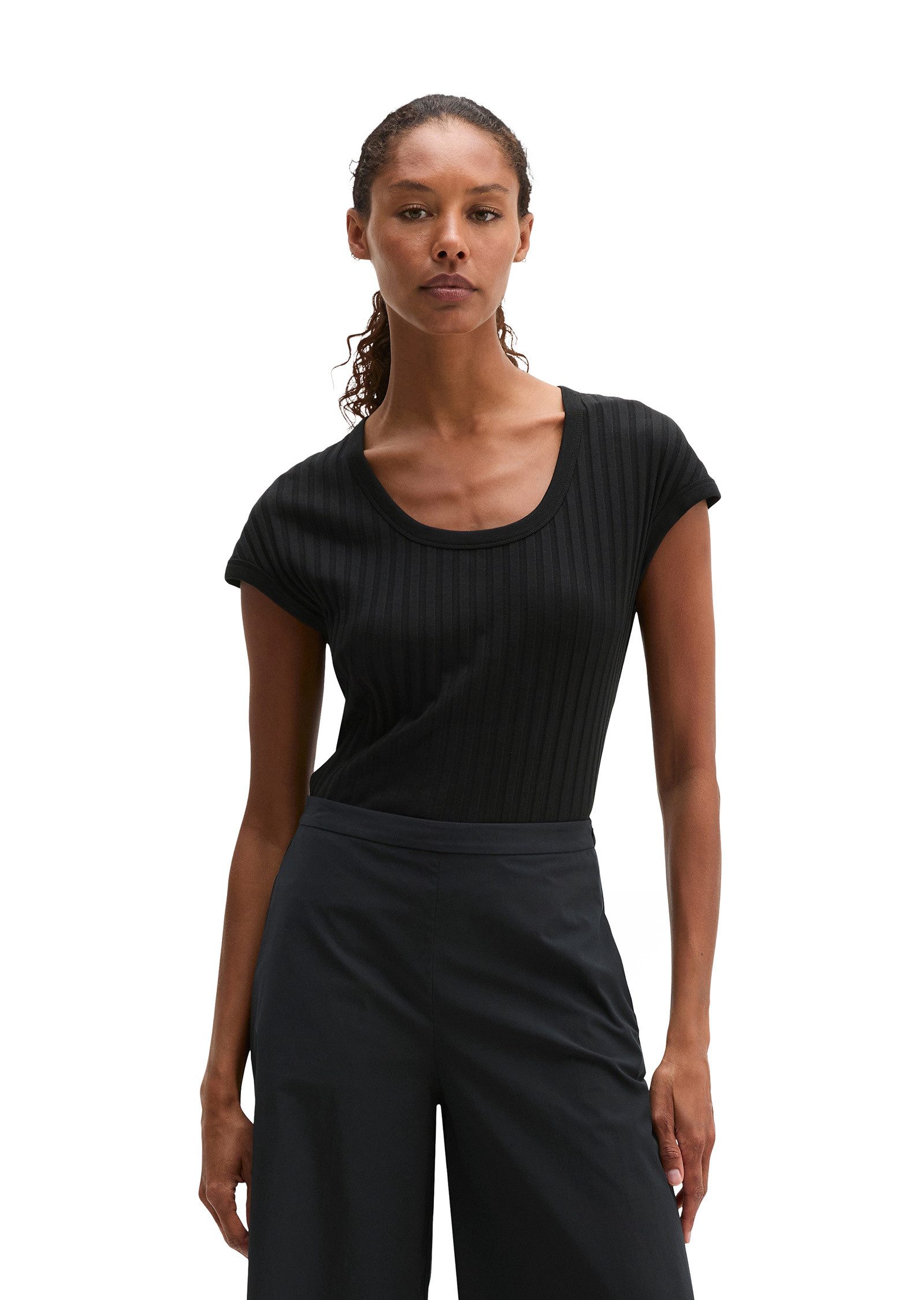 Marc O'Polo T-Shirt aus softem Modal-Organic-Cotton-Mix