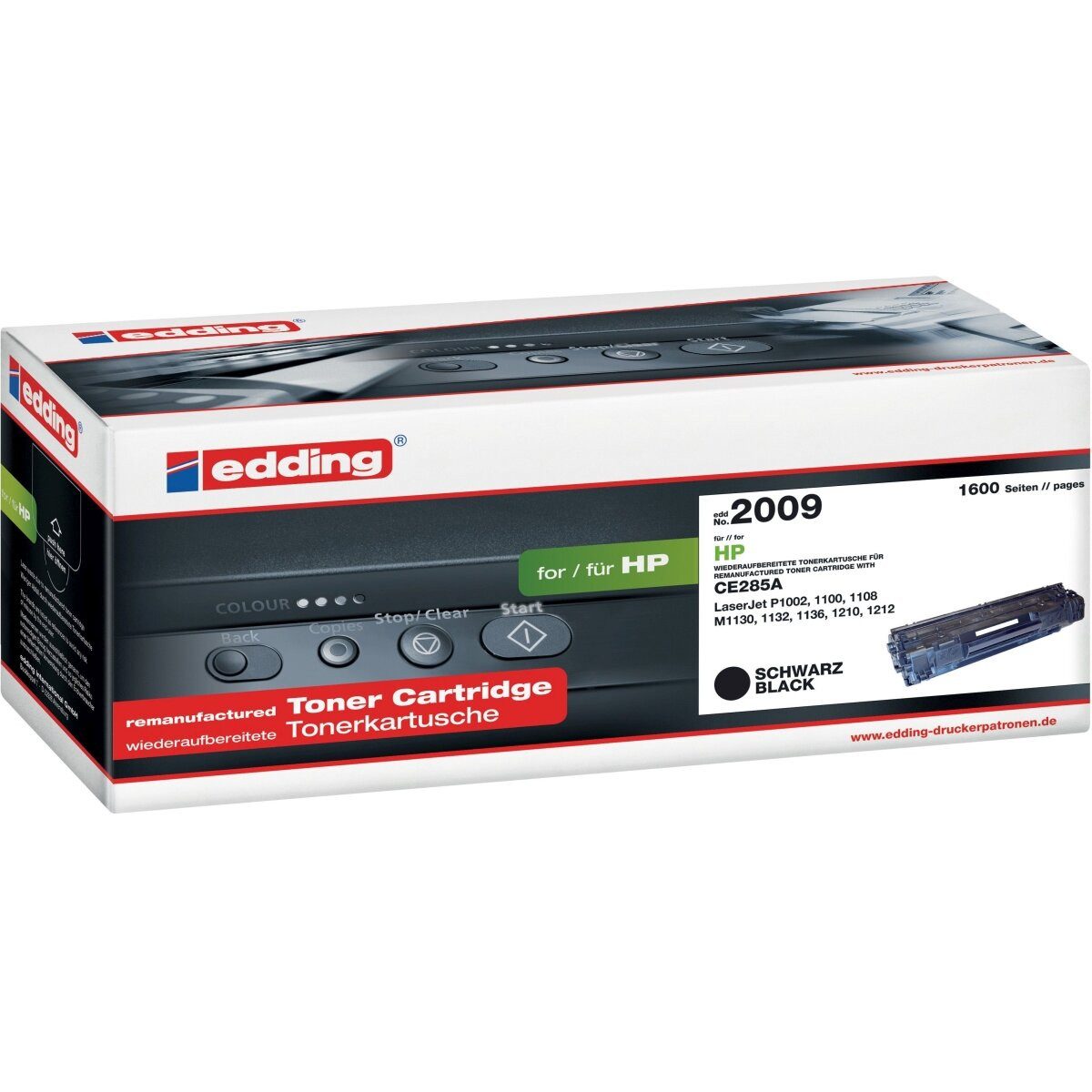 edding Tonerpatrone Toner kompatibel mit HP CE285A black