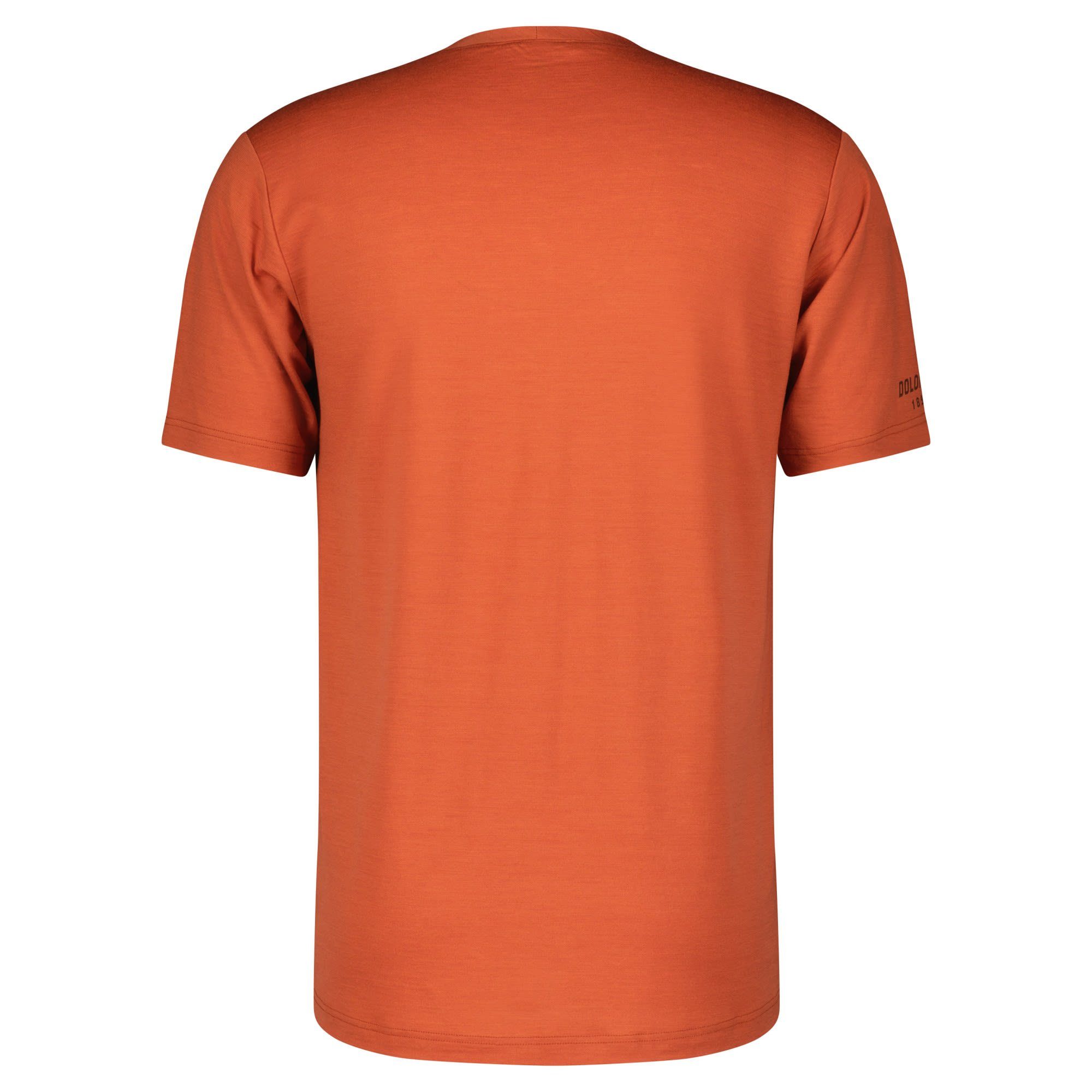 Scott Orange Defined Merino Braze S/sl Shirt M T-Shirt Herren Scott