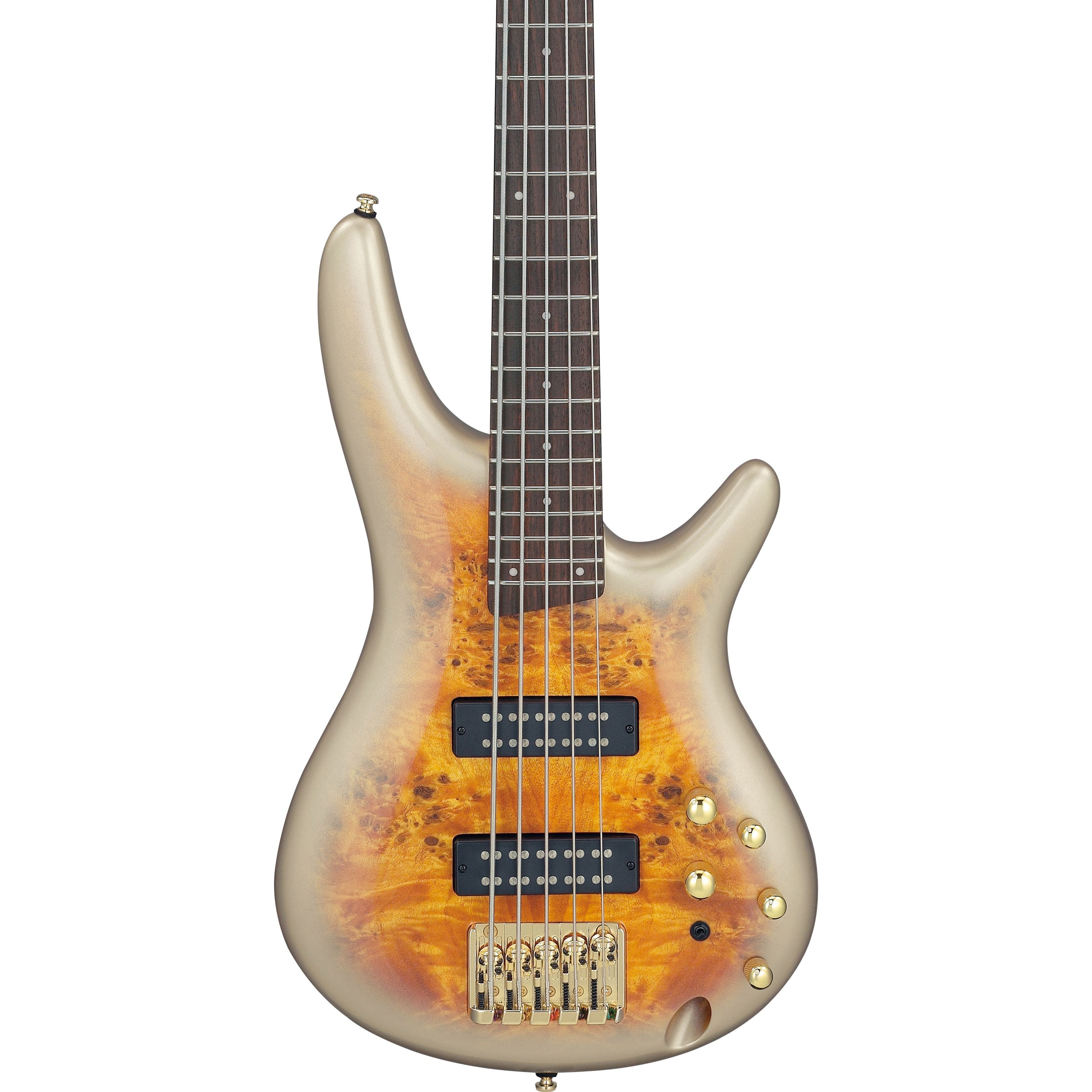Ibanez E-Bass, E-Bässe, 5-Saiter E-Bässe, SR405EPBDXMGU Mars Gold Metallic Burst - E-Bass