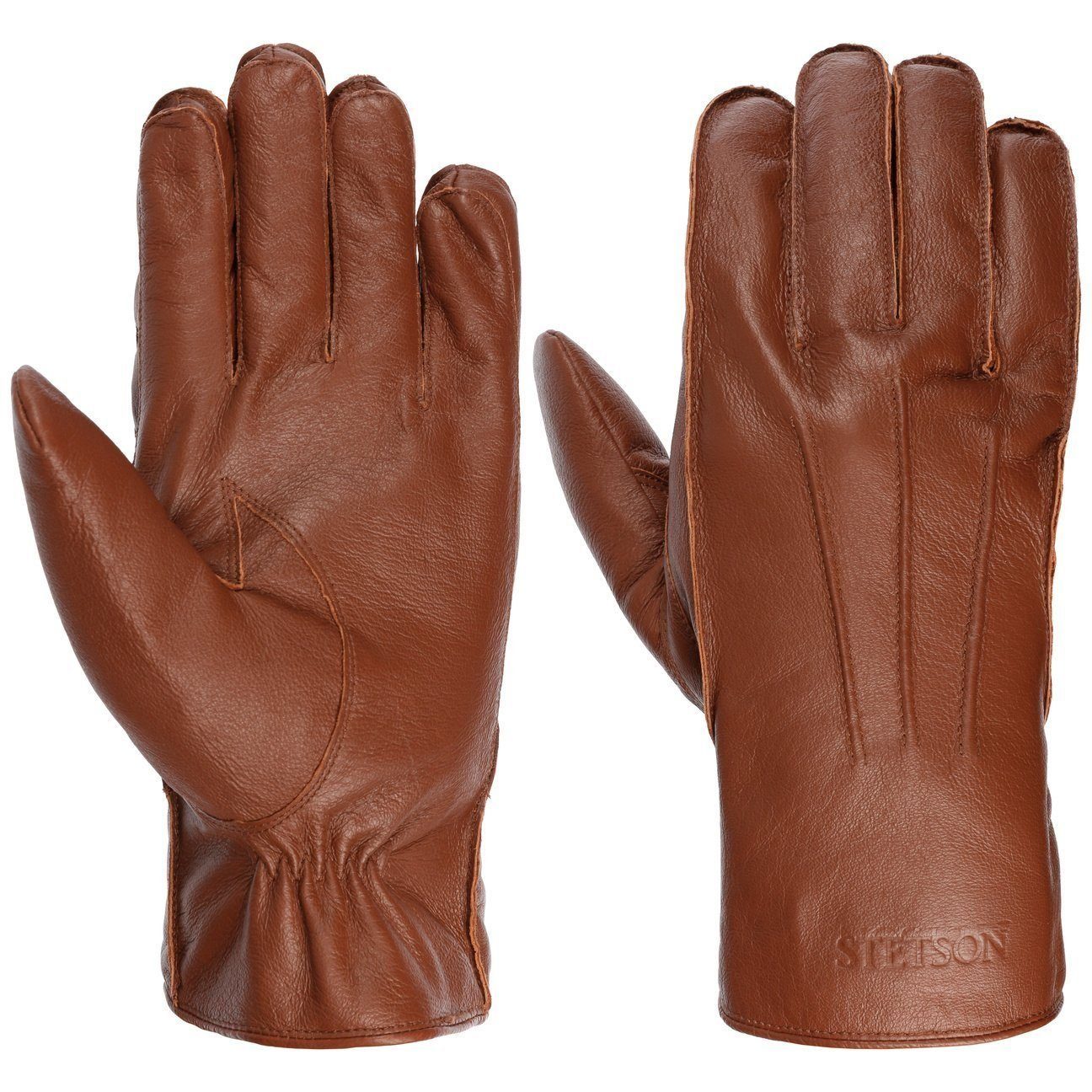 Stetson Lederhandschuhe Pigskin Nappa mit Futter