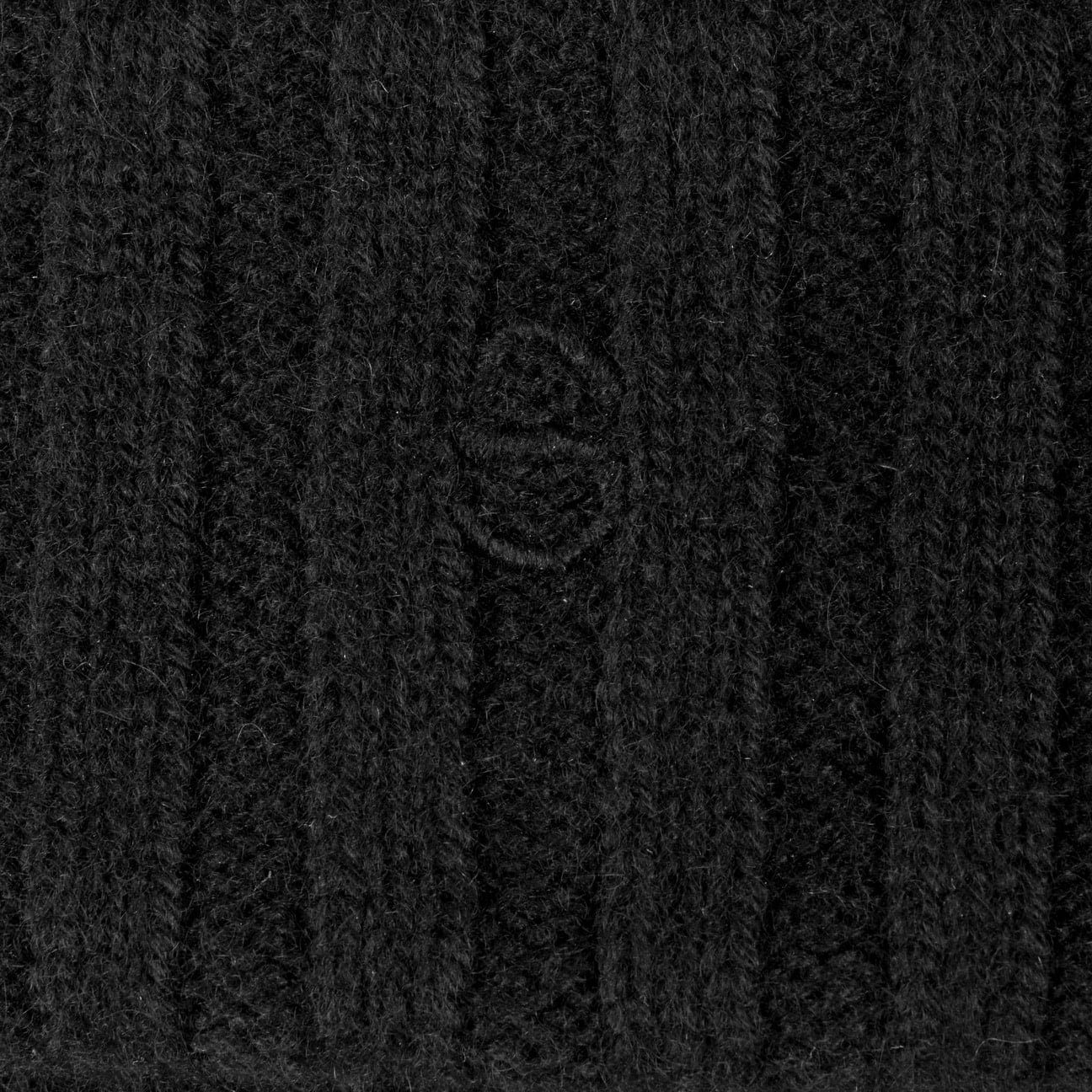 Stetson Strickmütze mit Rippmütze schwarz (1-St) Umschlag