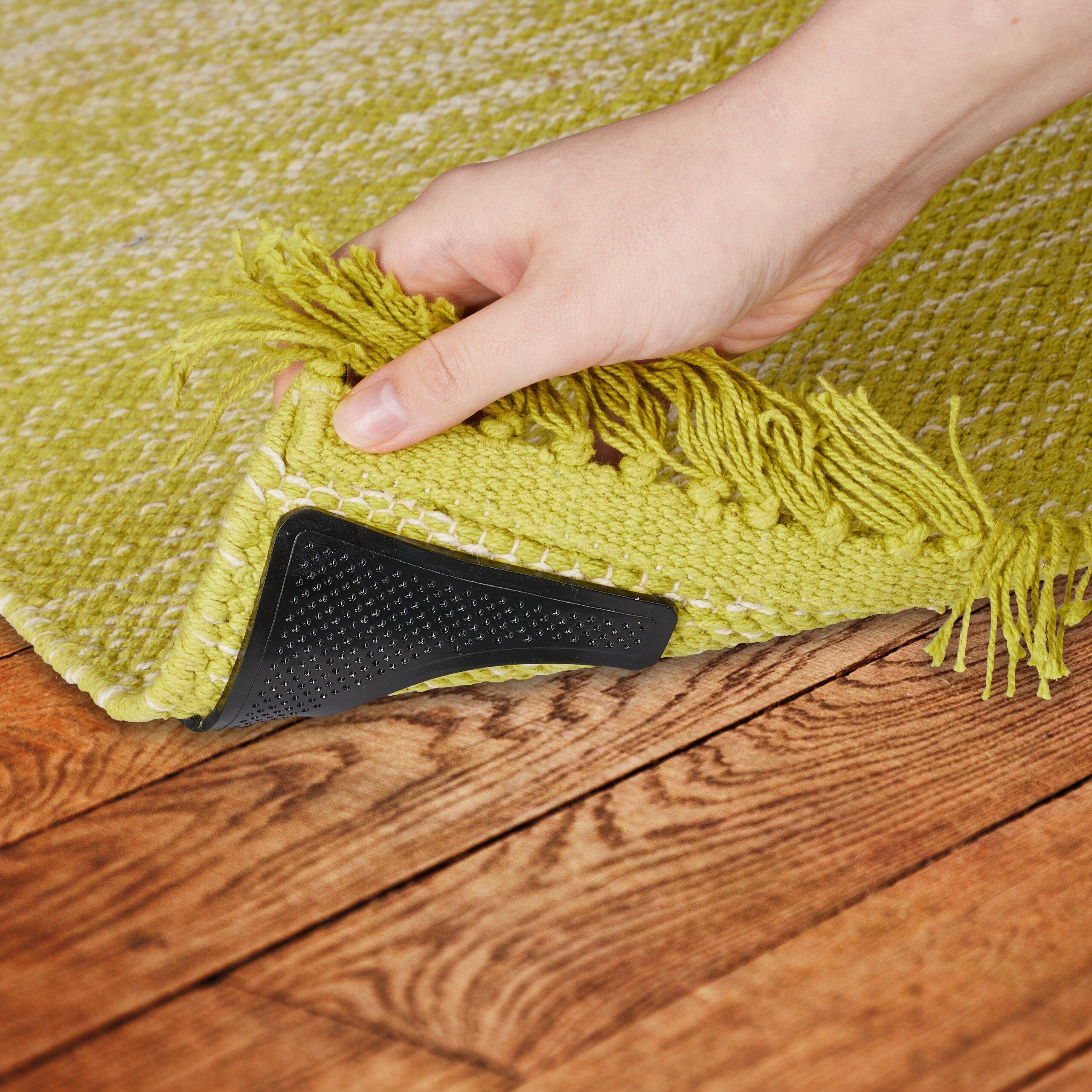 relaxdays Antirutsch Teppichunterlage Teppich Antirutsch Pads 24er Set günstig online kaufen