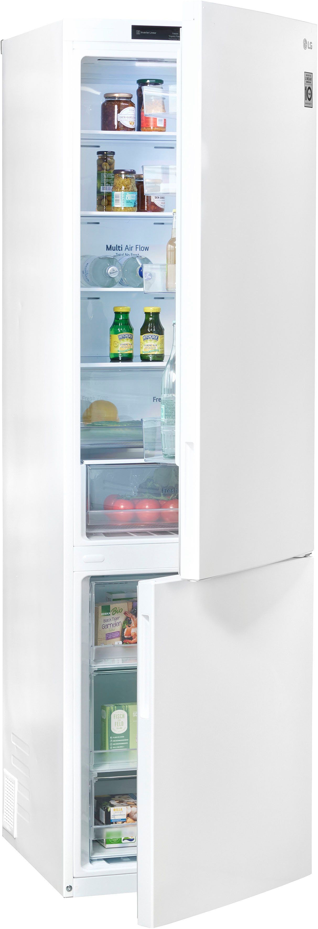 LG Kühl-/Gefrierkombination Serie 6 GBP62SWNAC, 203 cm hoch, 59,5 cm breit