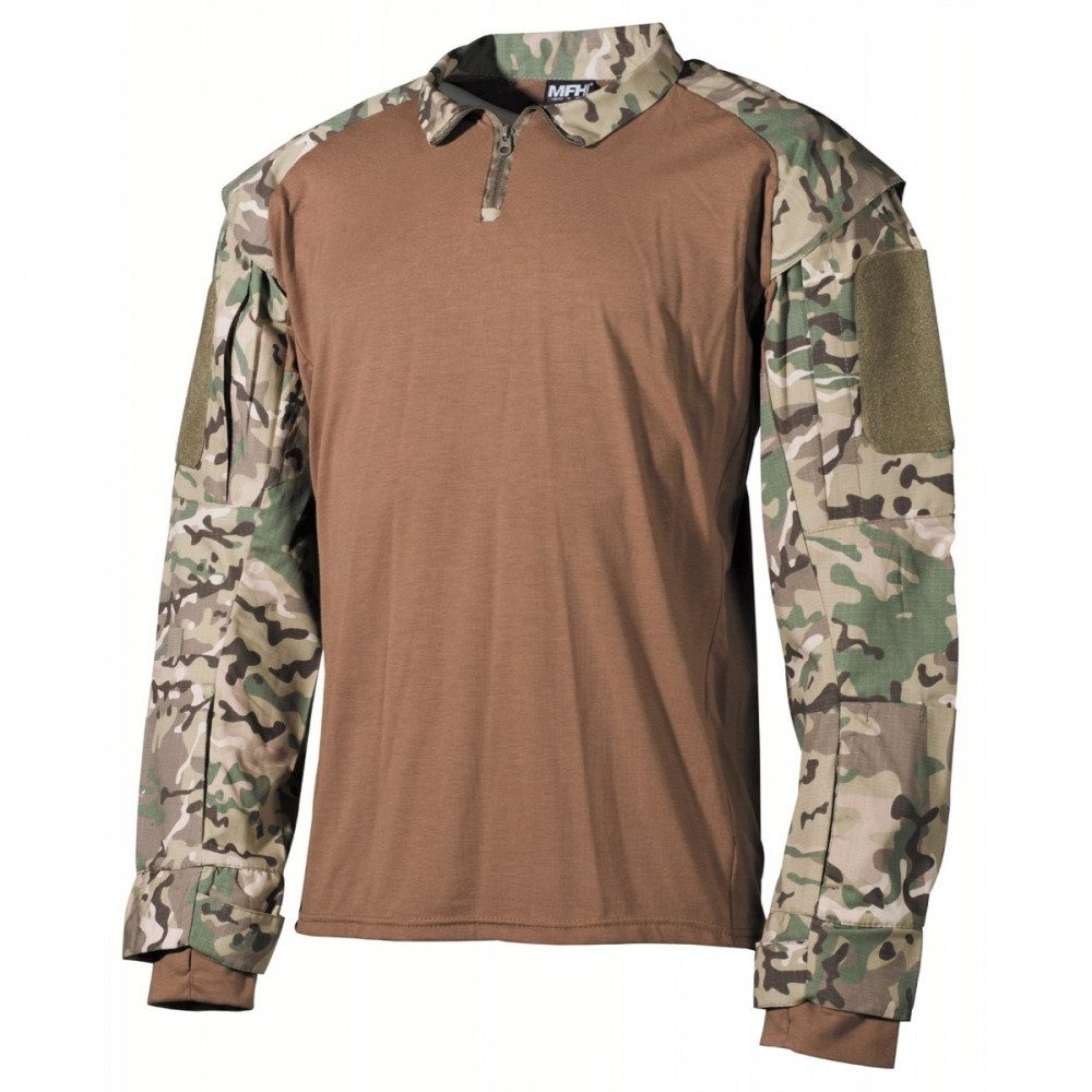 Jeanshemd US Tactical Hemd, langarm von MFH.