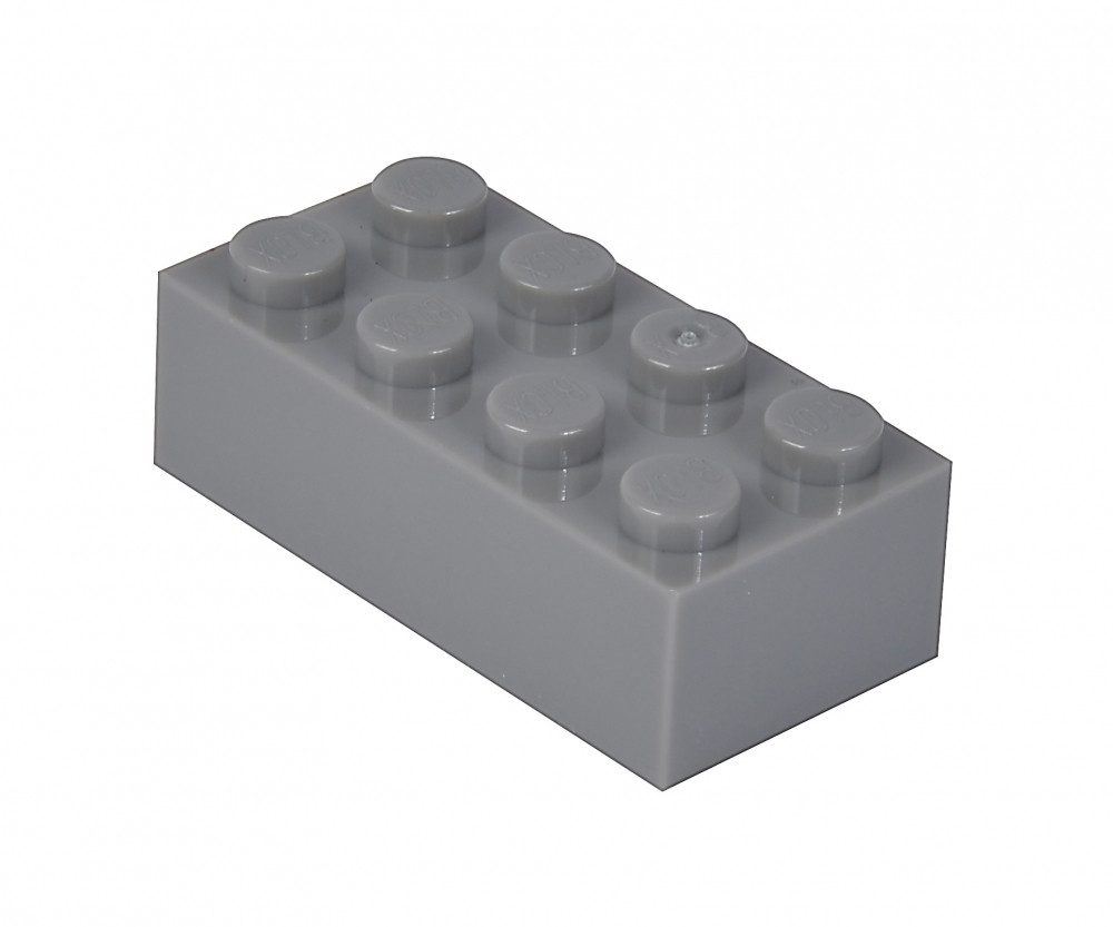 Androni Androni Blox 40 Bausteine graue 8er Steine in Dose Spielbausteine