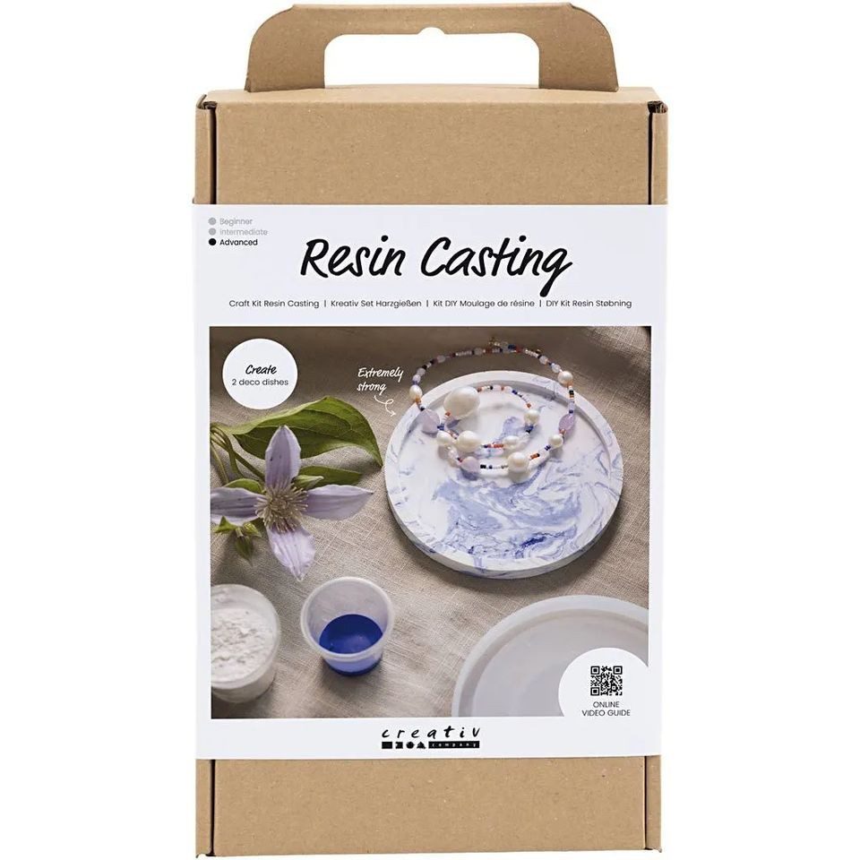 creativ company Kreativset Resin Casting - Harzgießen, Deko-Tabletts