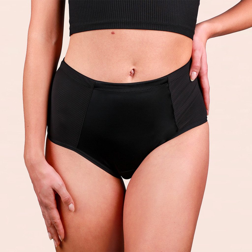 Taynie Periodenslip Highwaist ultra - Periodenunterwäsche sehr starke Blutung - Damen (1-St., 1er-Pack) Auslaufsichere Periodenunterwäsche / Periodenslip aus Bio Baumwolle