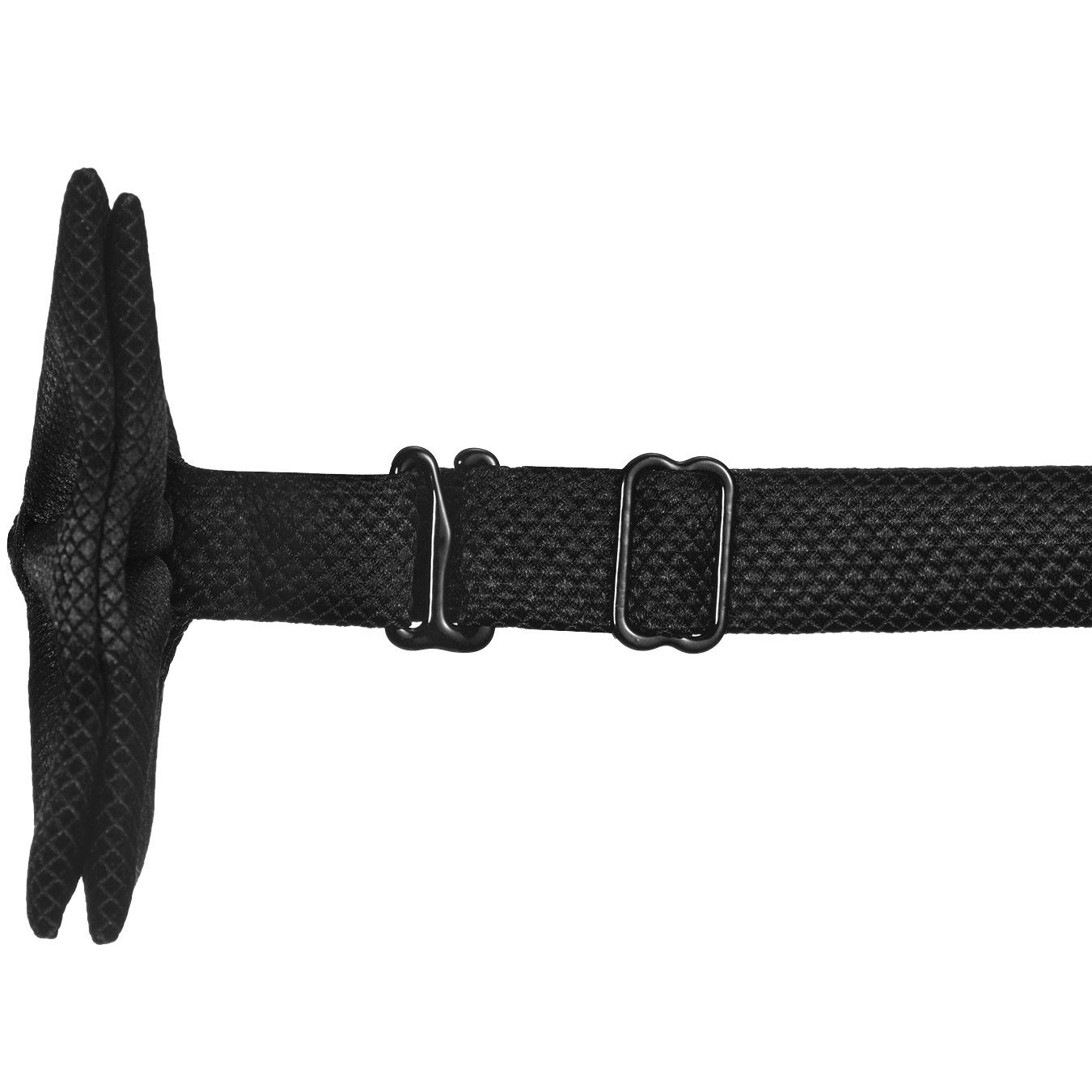 DonDon Fliege DonDon Herren Fliege 12 x 6 cm gebunden (Packung, 1-St) bereits gebunden, verstellbar, Seidenlook – Bild 4 von 5
