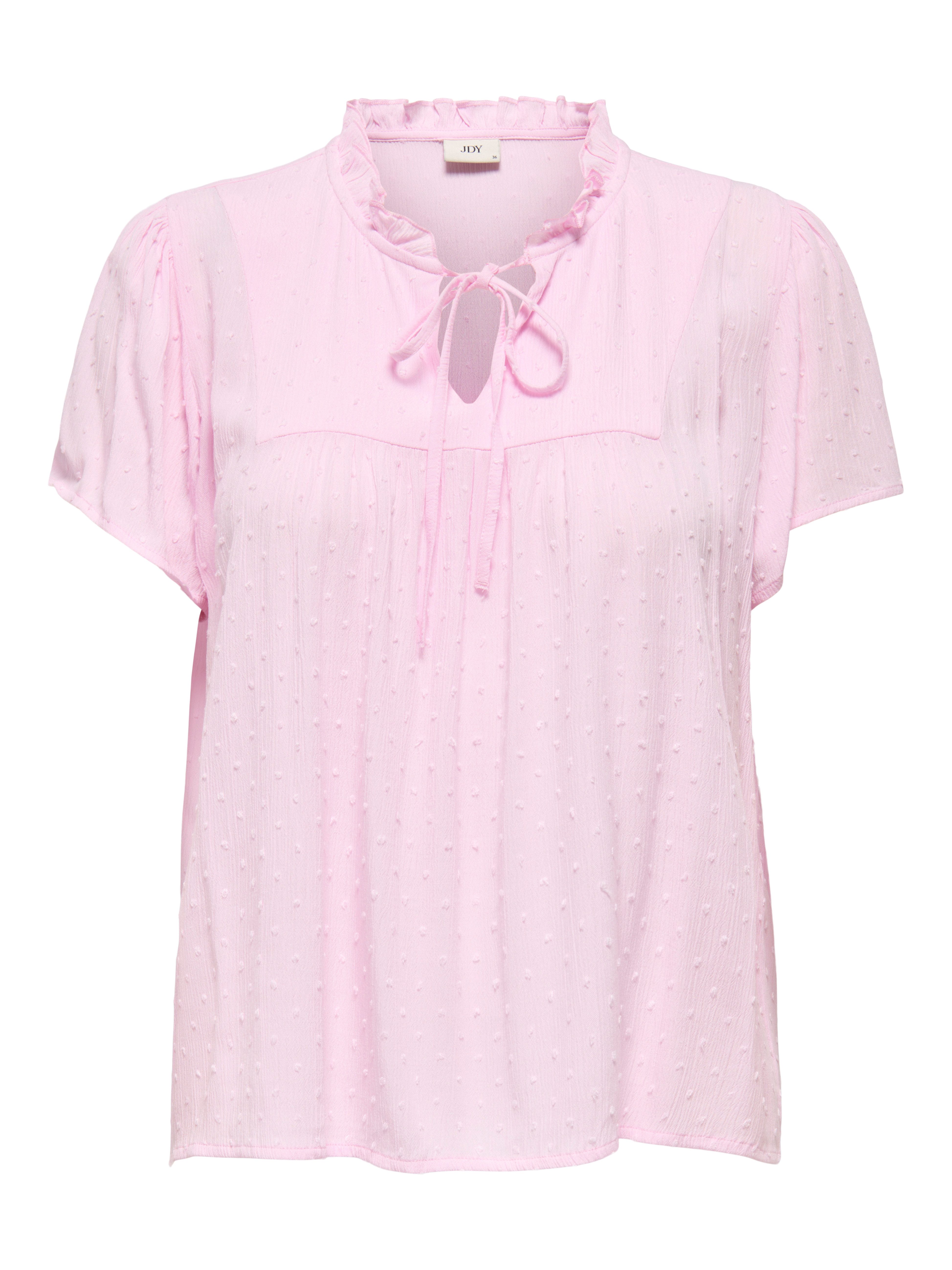 Kurzarmbluse JDYLIMA LIFE S/S TOP WVN NOOS