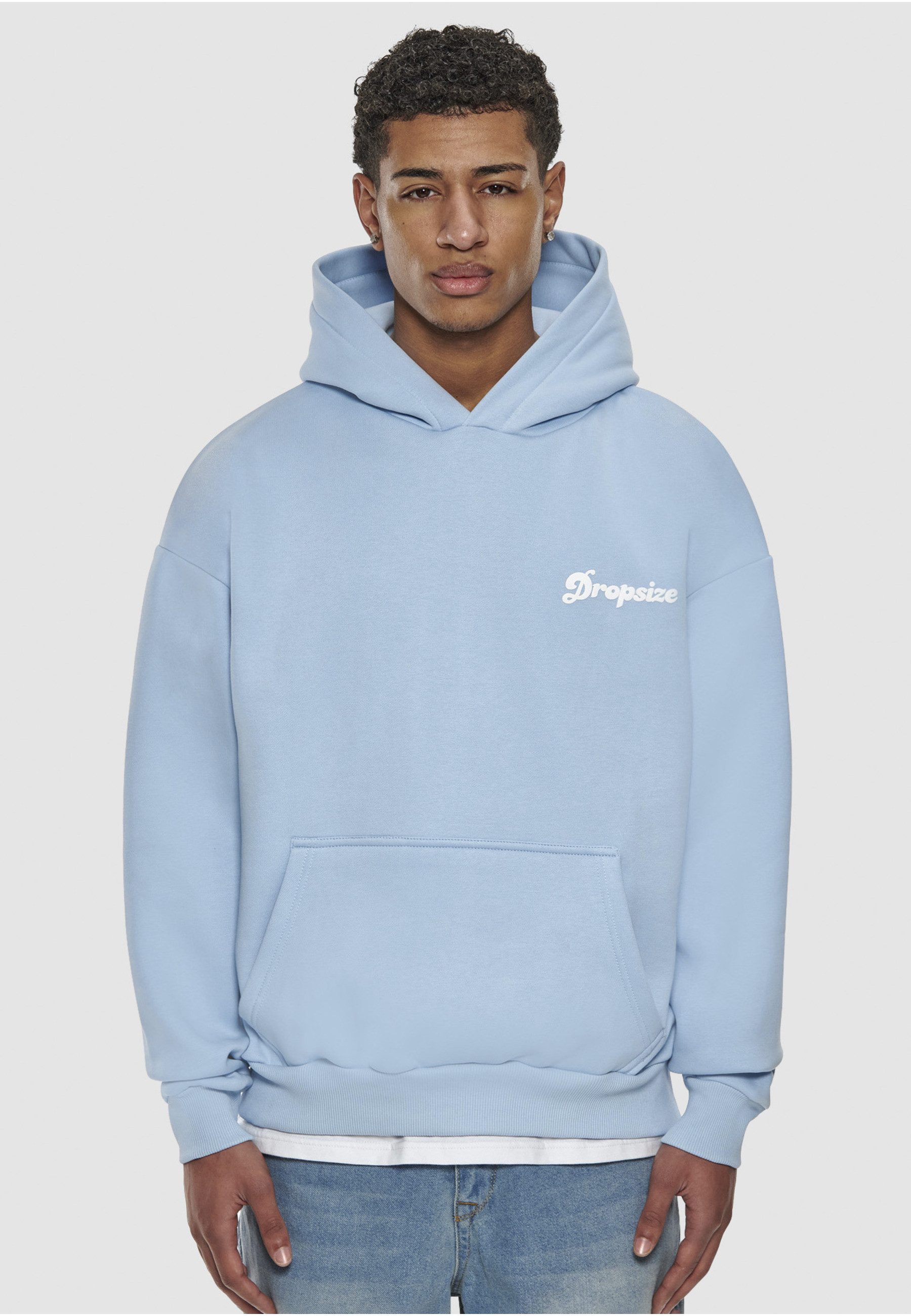 Dropsize Kapuzenpullover Dropsize Herren Dropsize Heavy Oversize Pray Love Hustle Hoodie (1-tlg)
