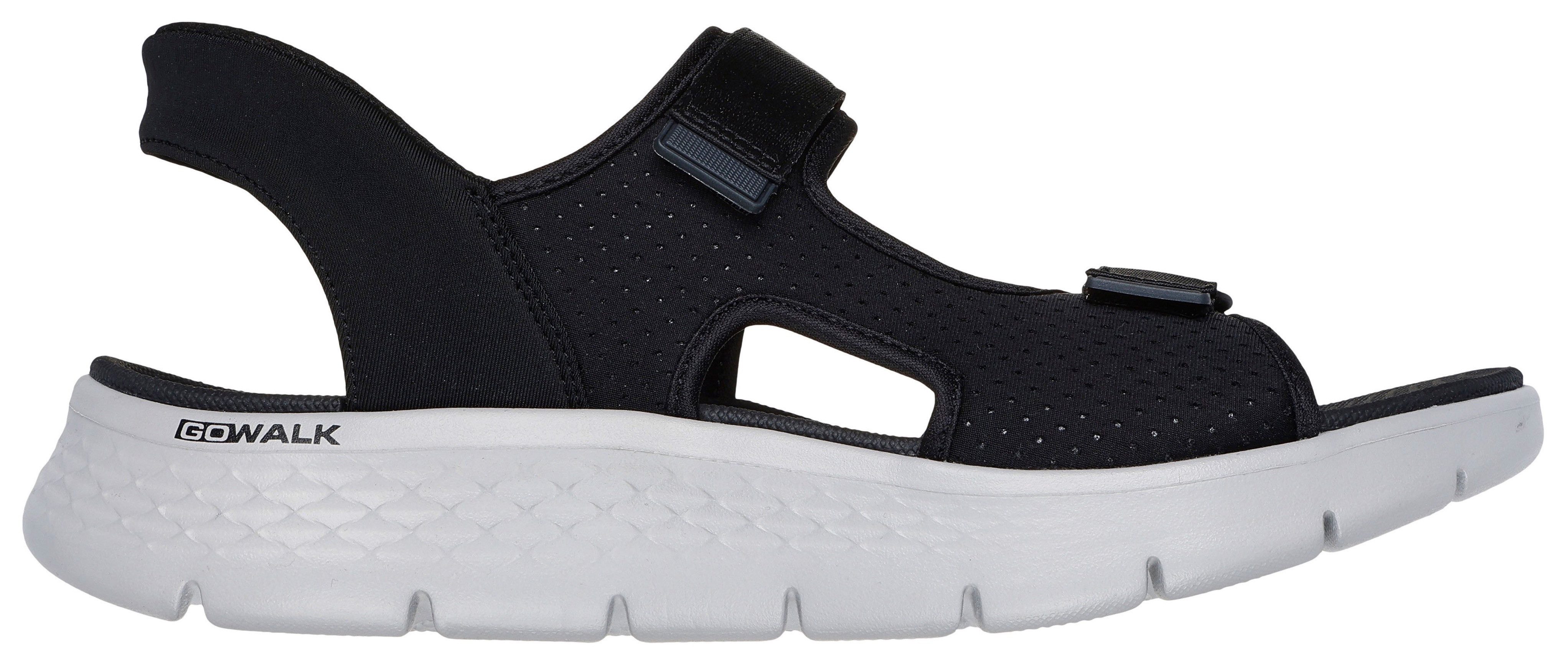 Skechers GO WALK FLEX SANDAL-EASY ENTRY Sandale Sommerschuh, Sandalette, Slip-In mit atmungsaktiver Goga Mat Sohle