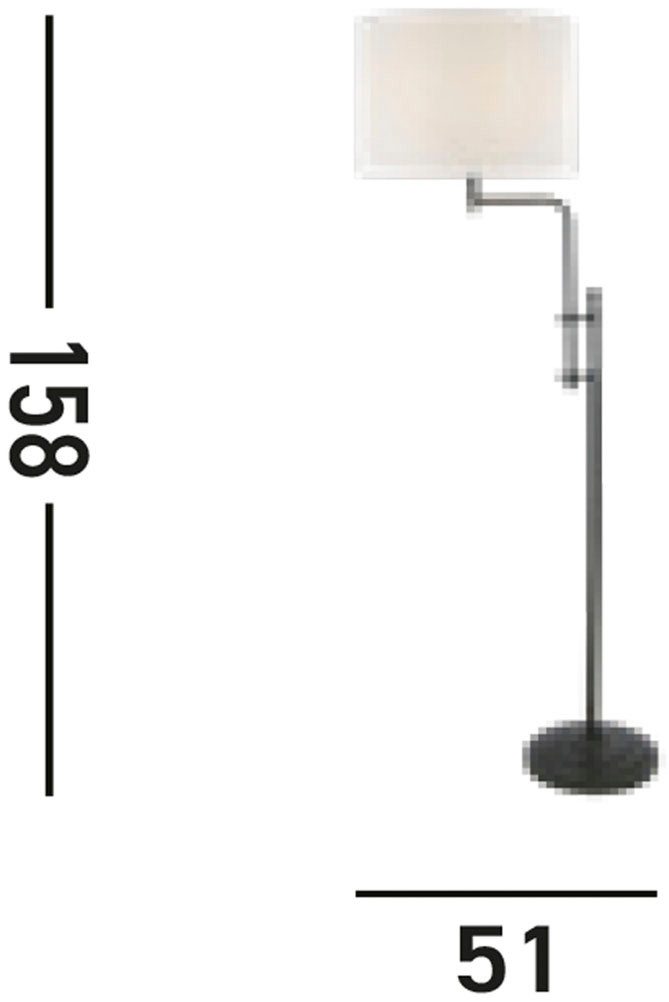 Searchlight Stehlampe Stehlampe Munich, 1-flammig, ohne Leuchtmittel, Klassisches Ambiente