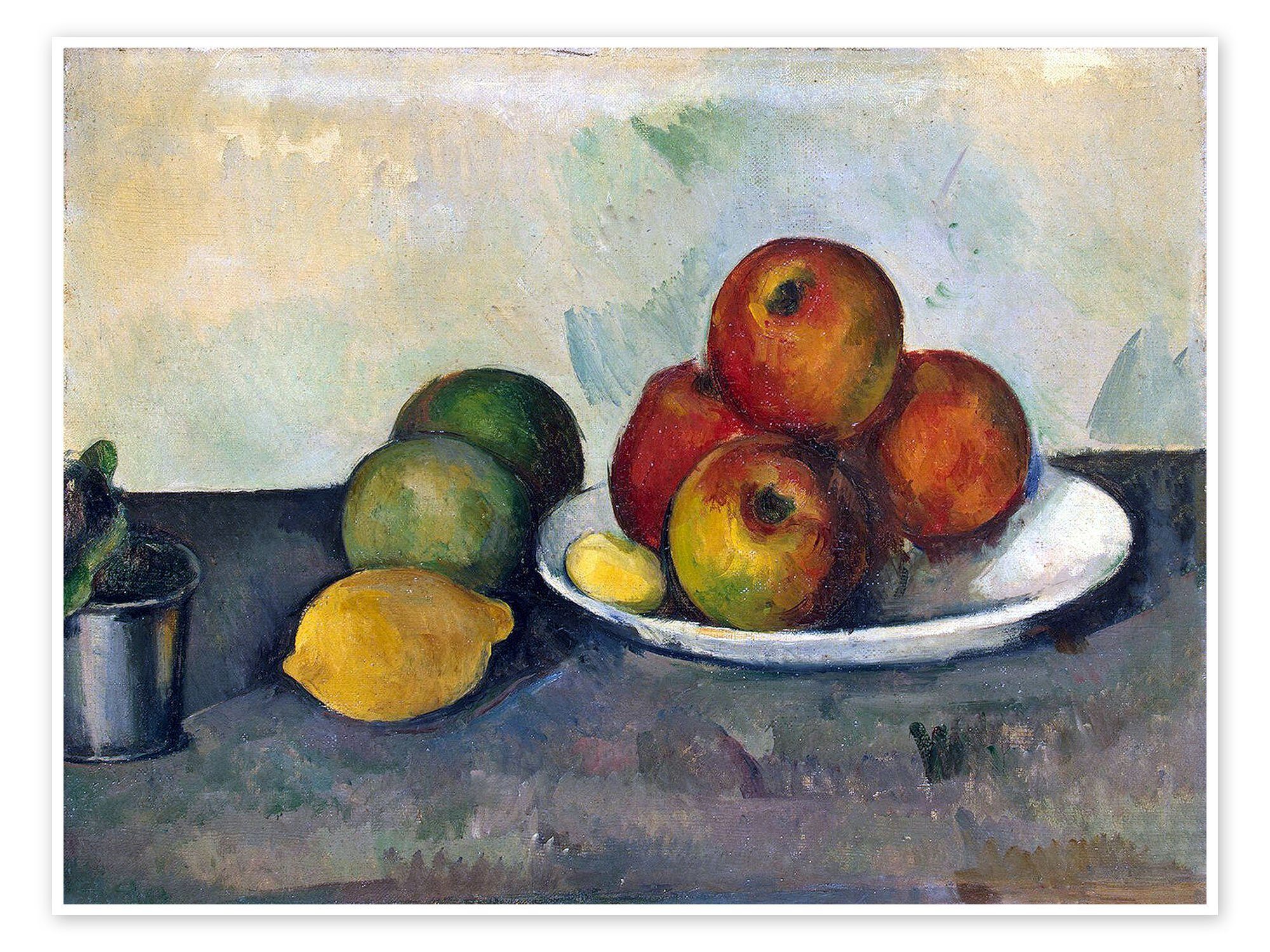 Posterlounge Poster Paul Cézanne, Äpfel, Malerei