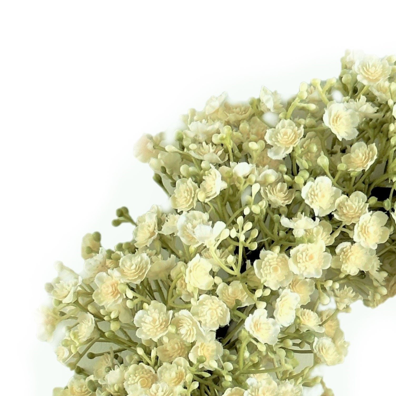 Kunstkranz Künstlicher GYPSOKRANZ Schleierkraut 27-30 cm CREME, Floratexx G günstig online kaufen