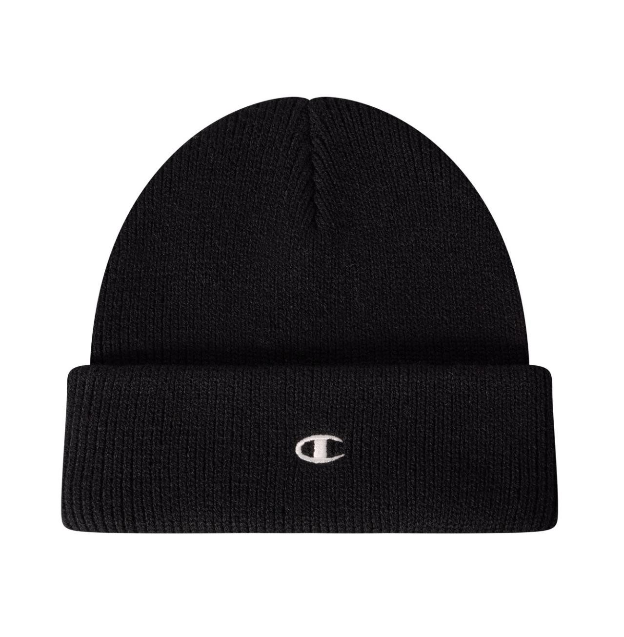 Champion Strickmütze Beanie mit C-Logo Schwarz