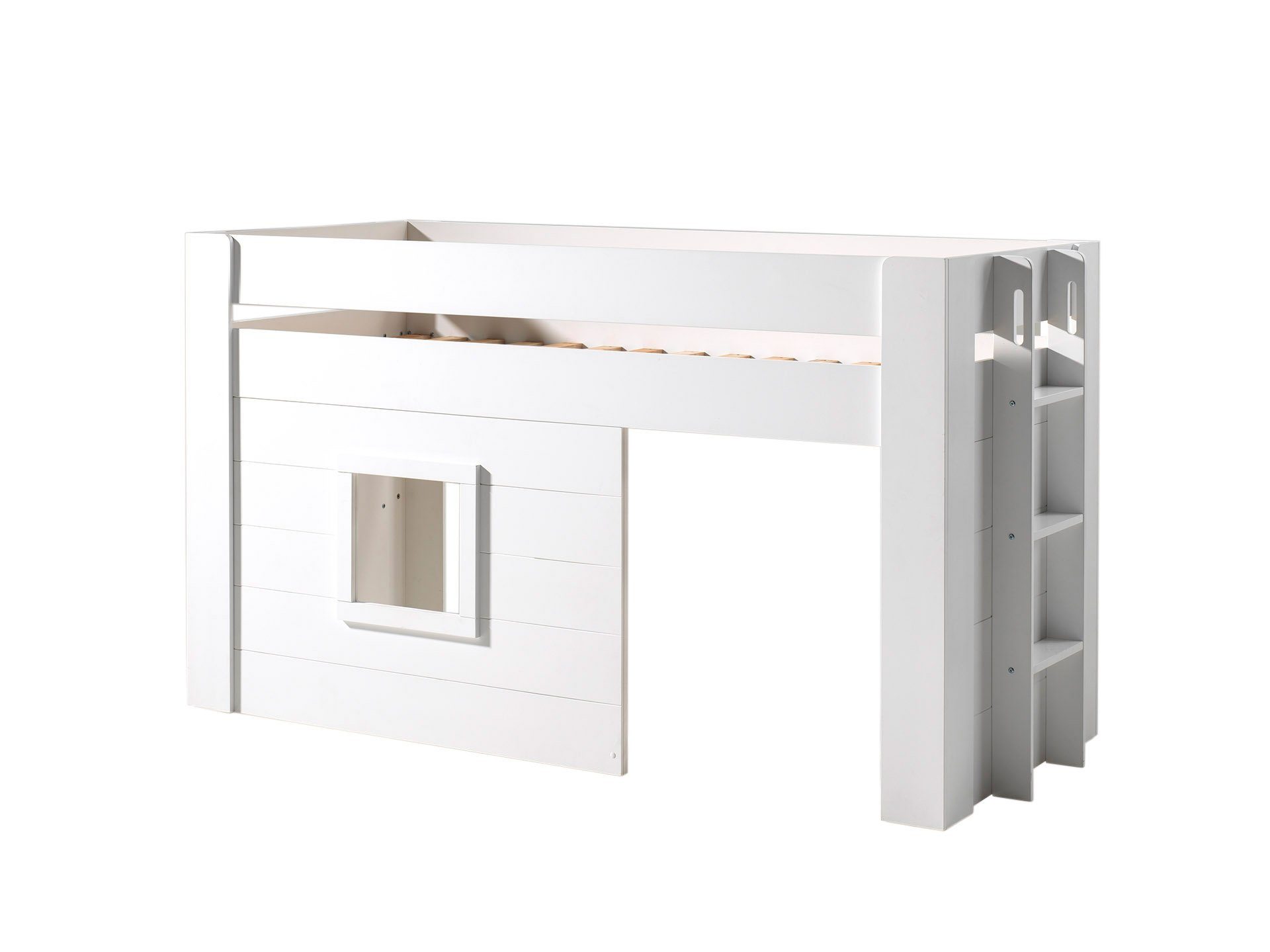 Vipack Spielbett aus MDF in Weiß. Abmessungen (BxHxT) 215x120x96 cm