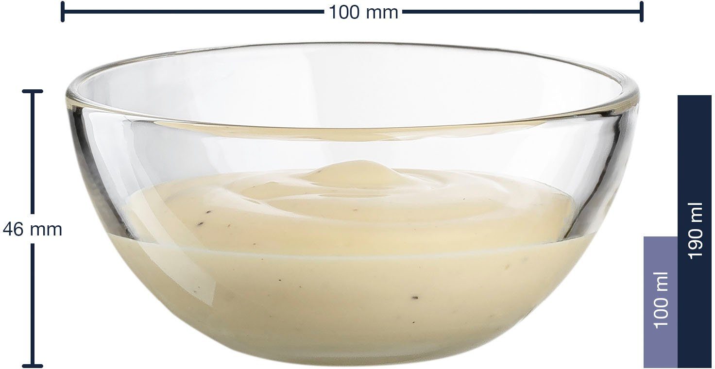 LEONARDO Schale CUCINA, Glas, (Set, 6-tlg), Kalk-Natron-Glas