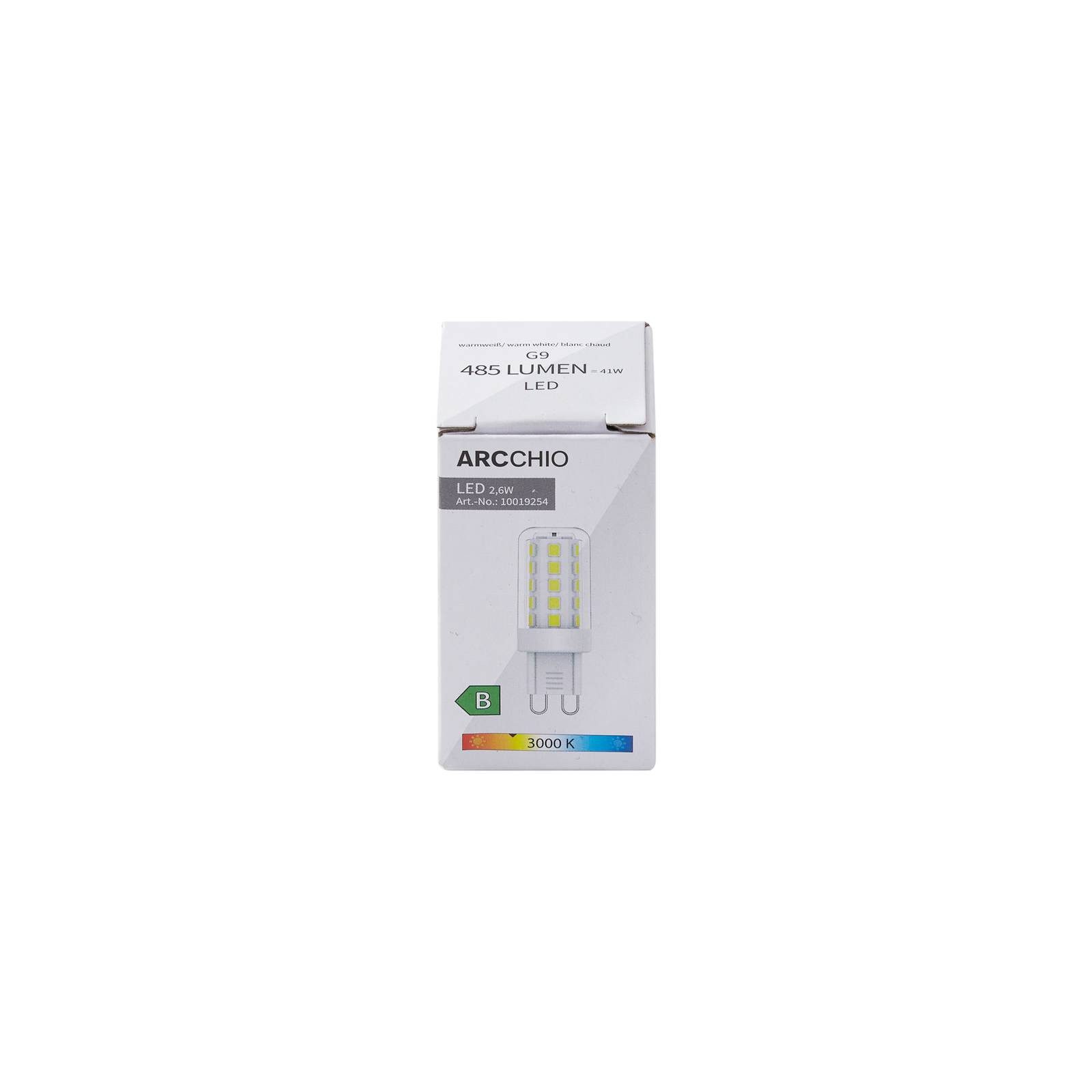 Arcchio LED-Leuchtmittel LED-Lampe G9, G9, warmweiß