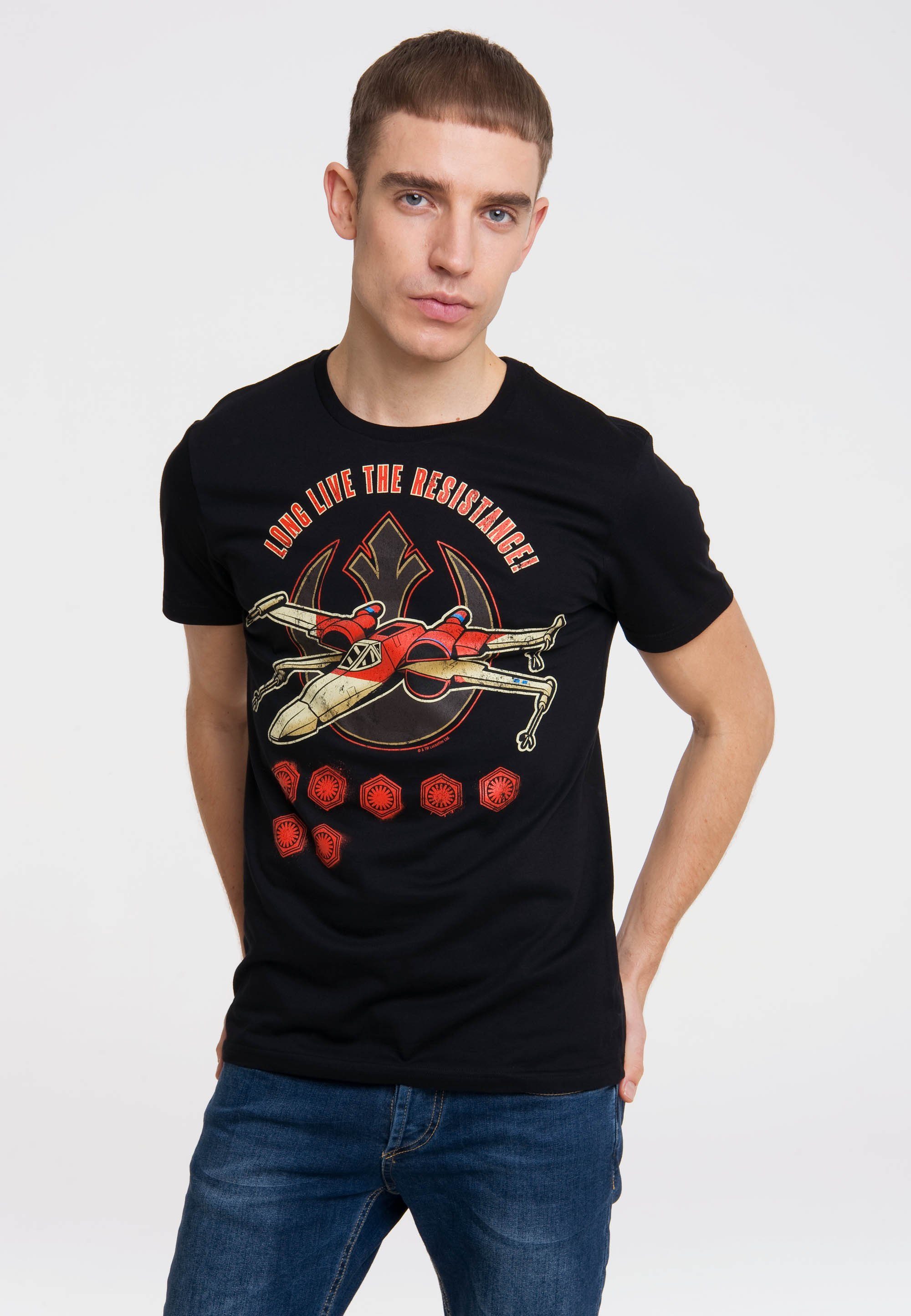 T-Shirt Star Wars - Long Live The Resistance