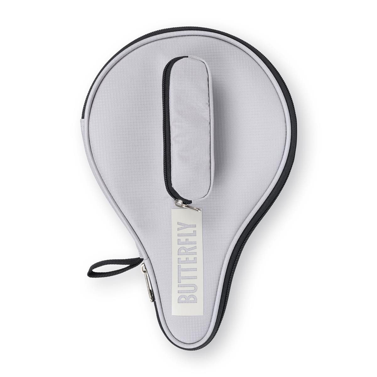 Butterfly Schlägerhülle Tischtennishülle Easy grau, Tischtennis Case, Bag