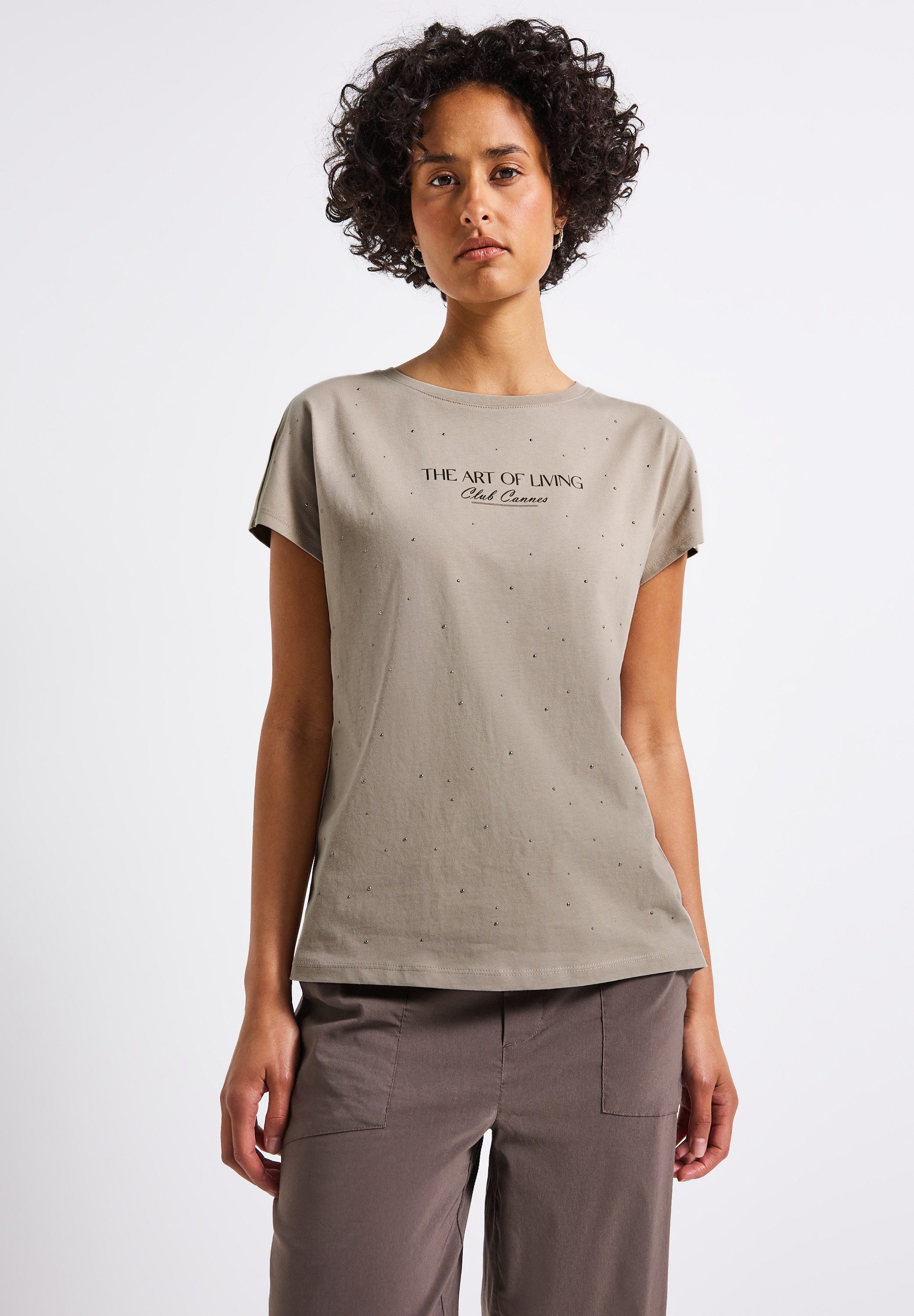 STREET ONE T-Shirt aus reiner Baumwolle günstig online kaufen