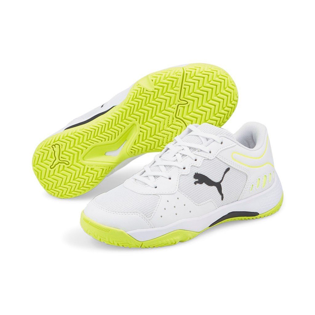 PUMA Solarsmash RCT Allcourt weiss Kinder Tennisschuh